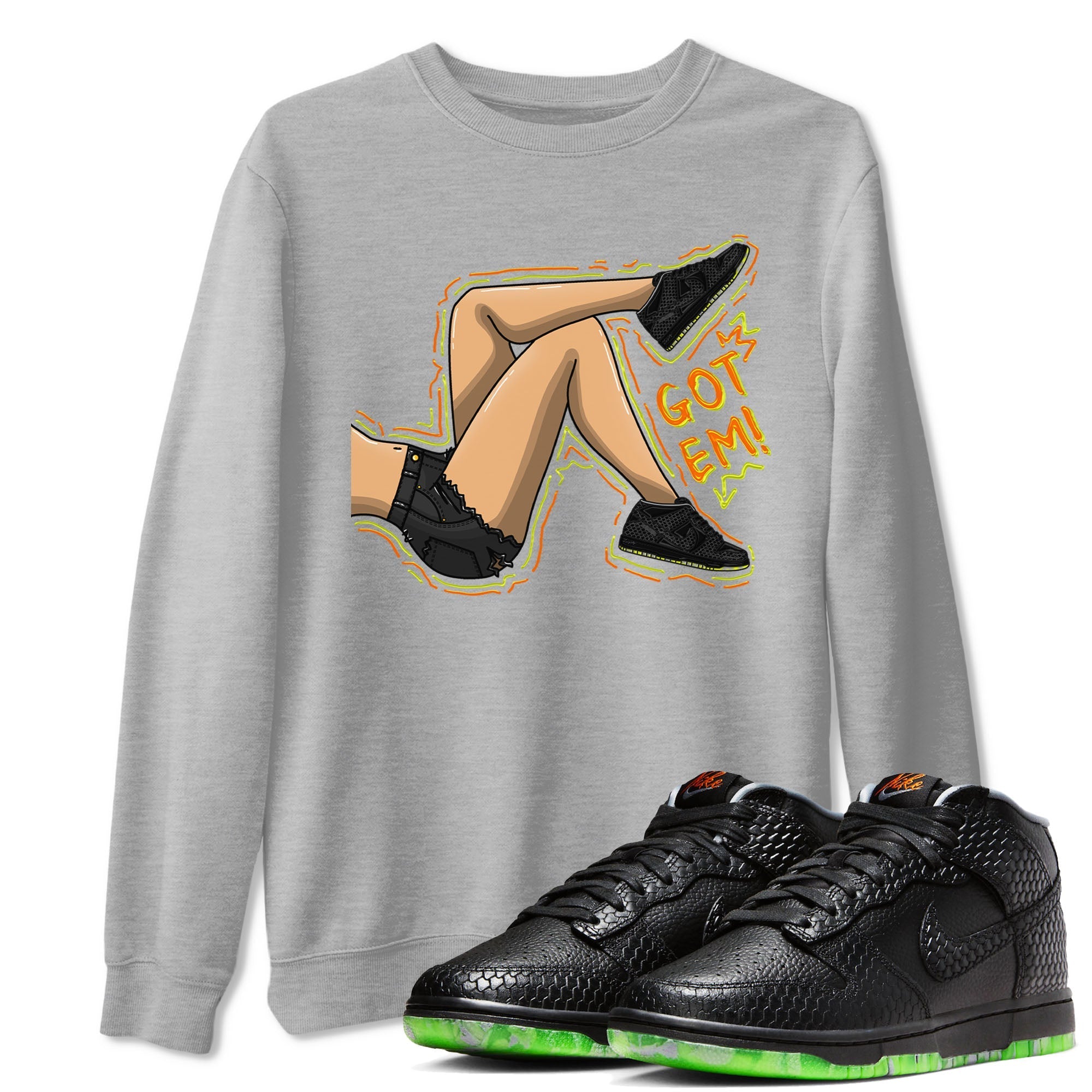 Got Em Legs snkmatch Tee - Dunk Halloween