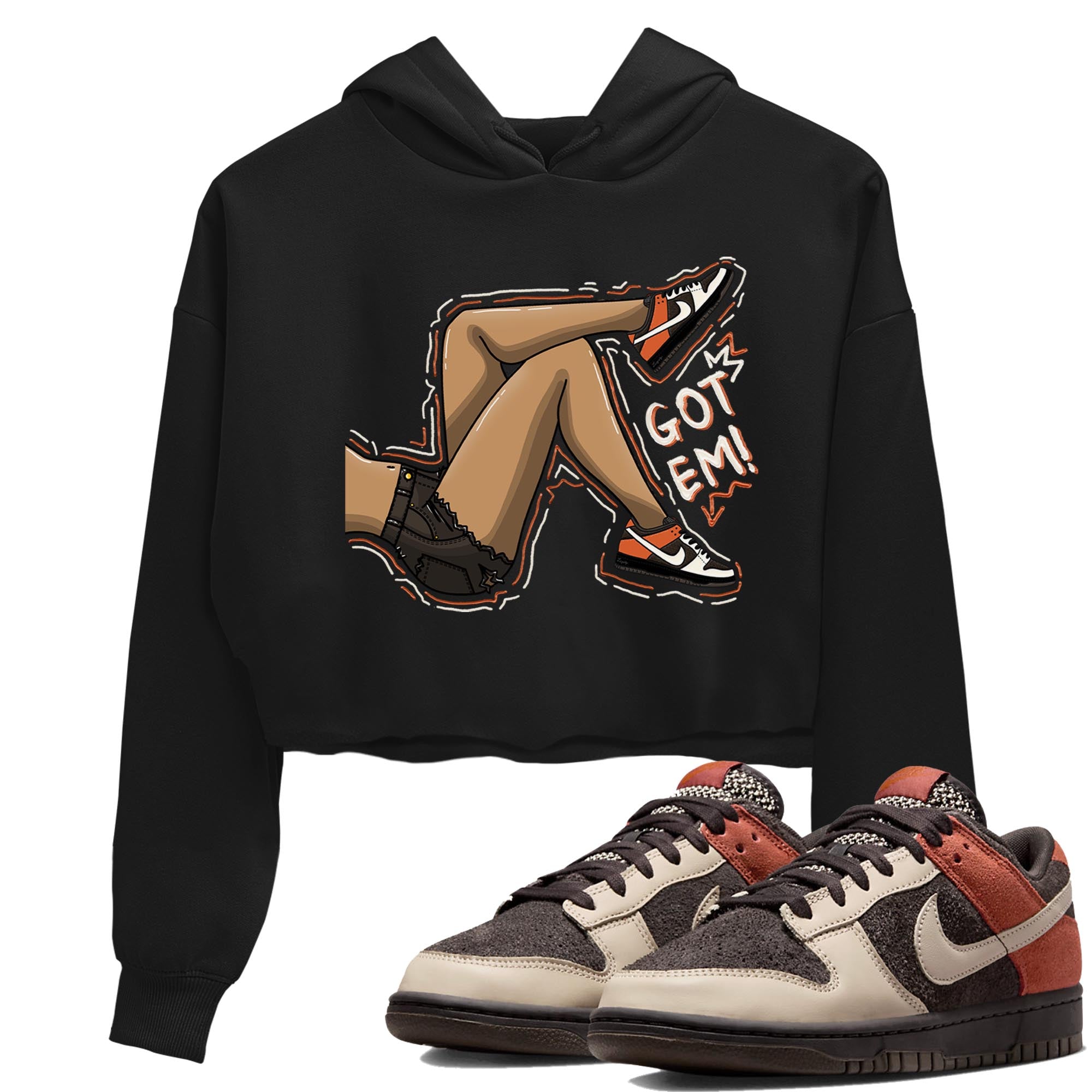 Got Em Legs snkmatch Women's Top - Dunk Red Panda