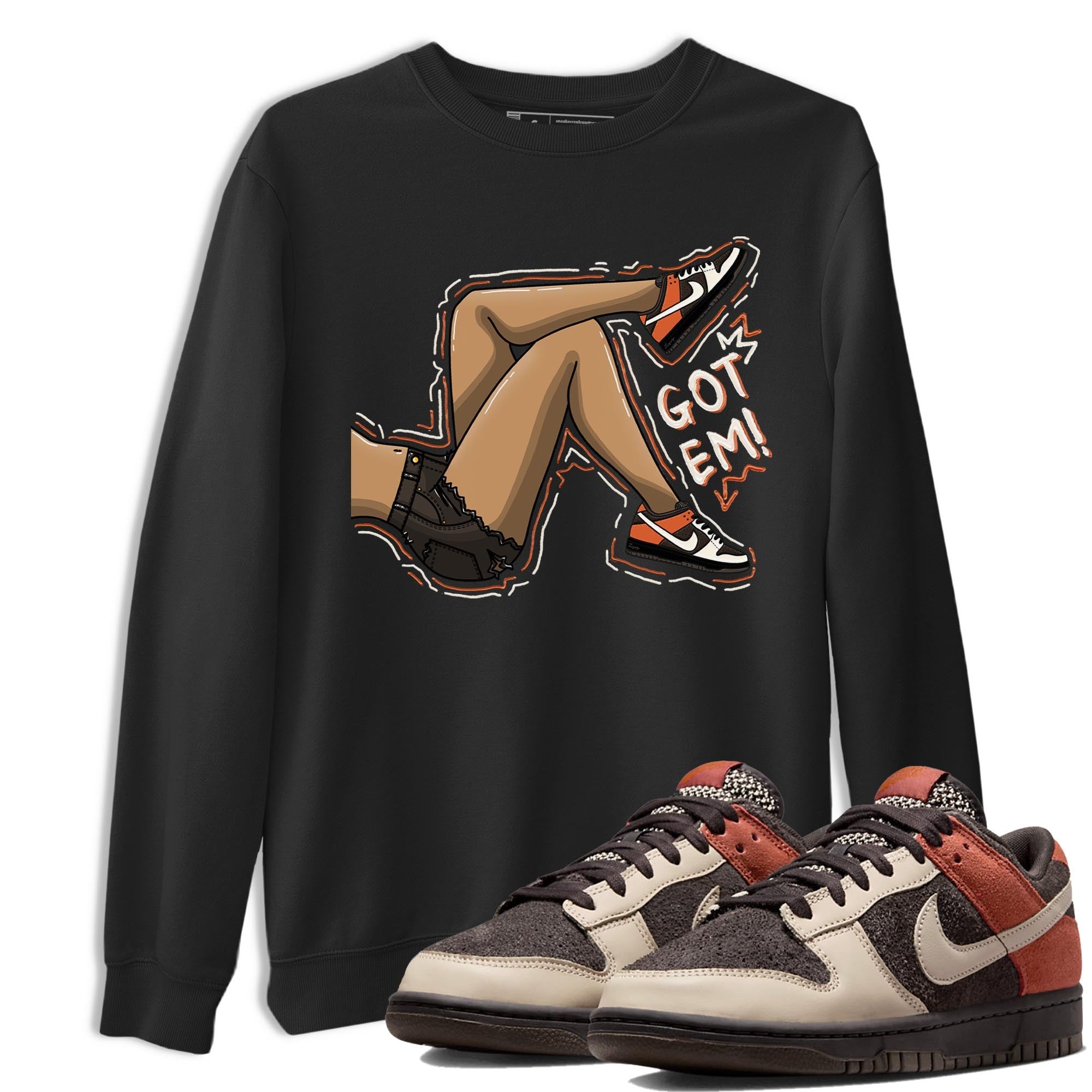 Got Em Legs snkmatch Tee - Dunk Red Panda