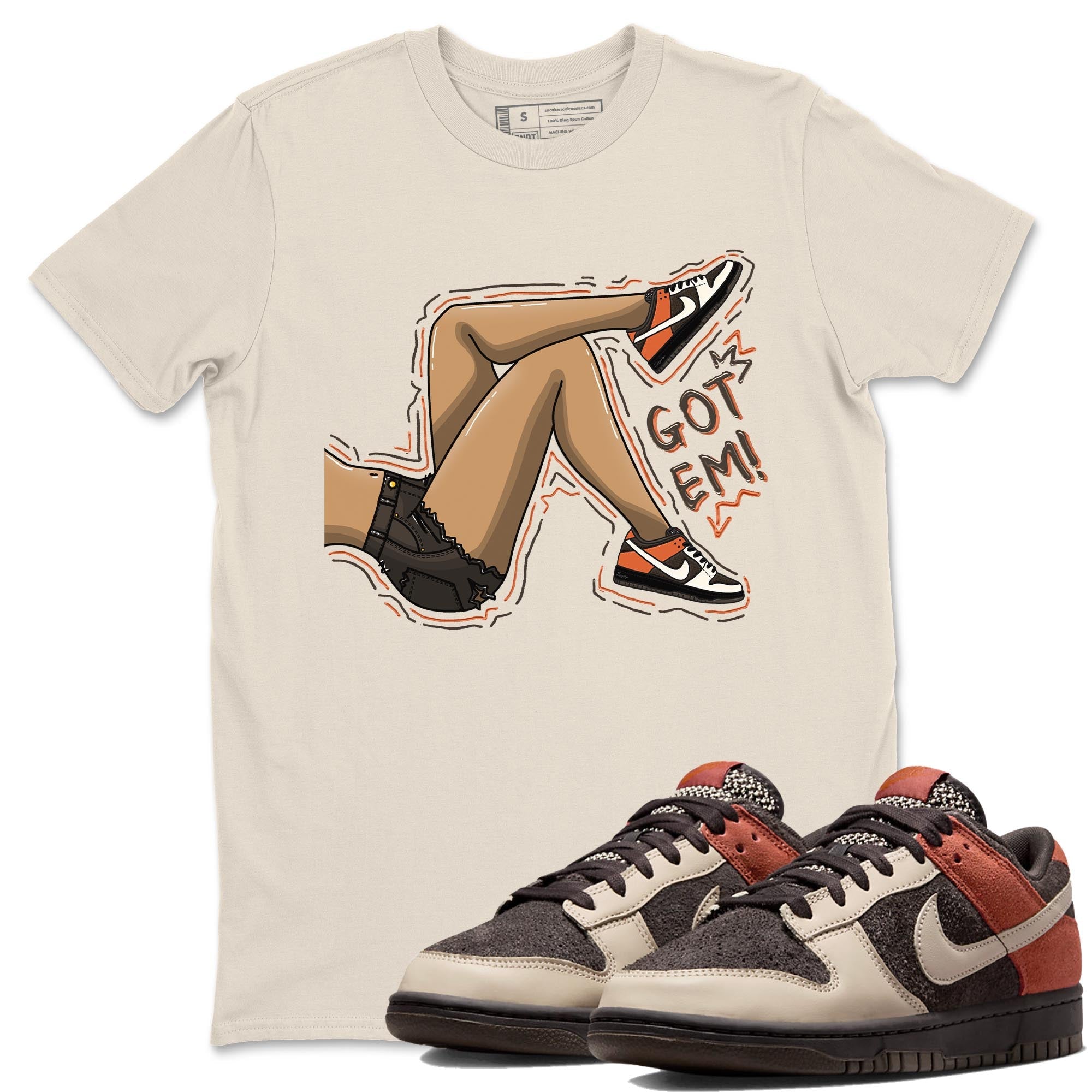 Got Em Legs snkmatch Tee - Dunk Red Panda