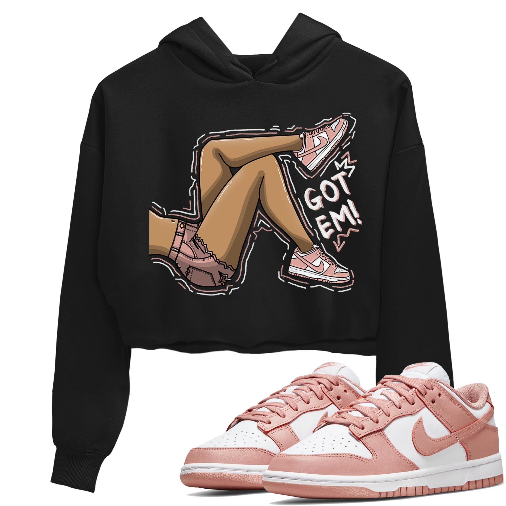 Got Em Legs snkmatch Women's Top - Dunk Rose Whisper