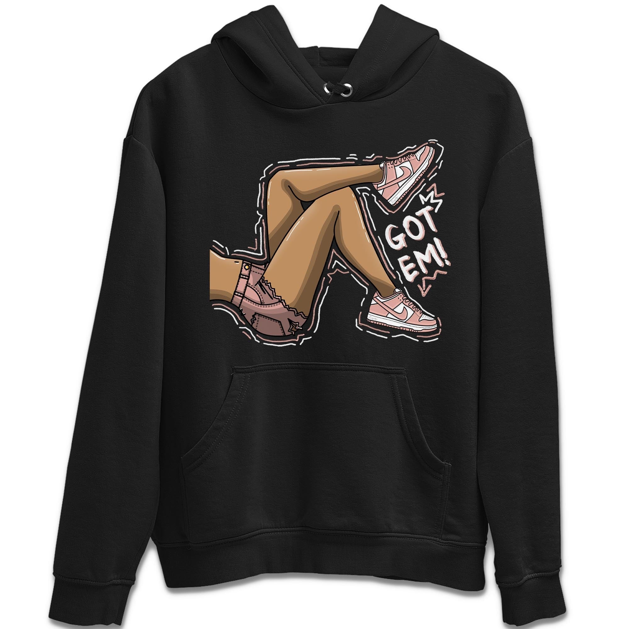 Got Em Legs snkmatch Tee - Dunk Rose Whisper
