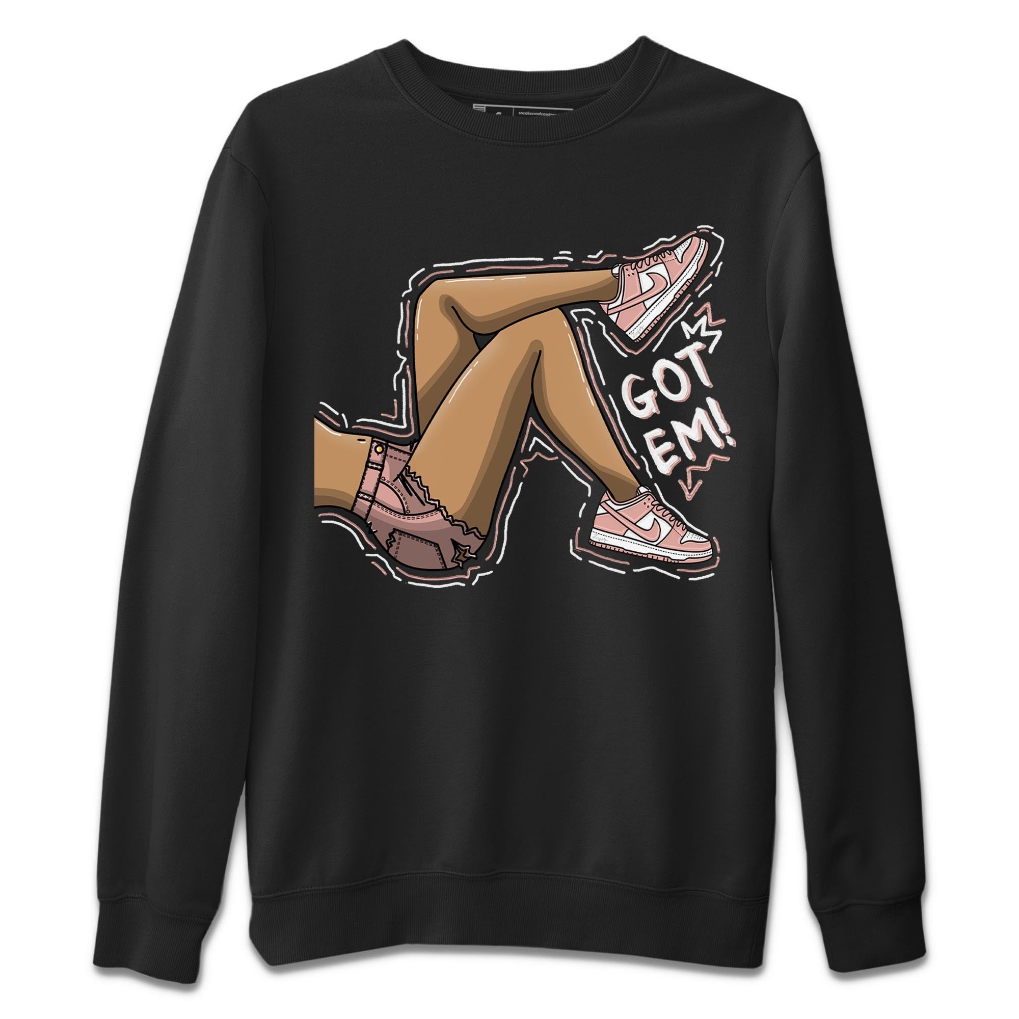 Got Em Legs snkmatch Tee - Dunk Rose Whisper