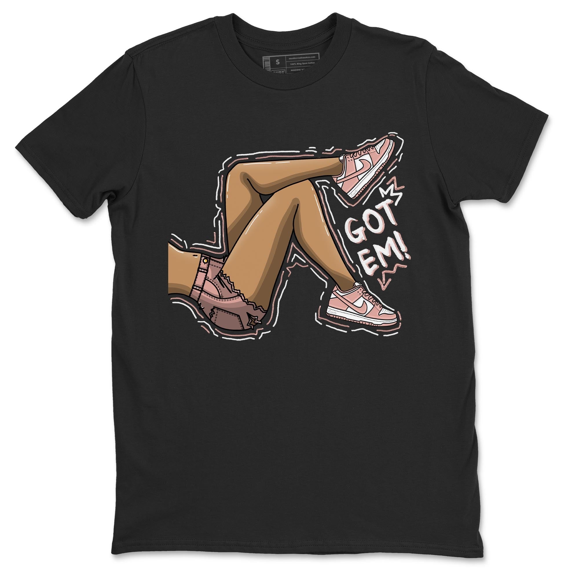 Got Em Legs snkmatch Tee - Dunk Rose Whisper