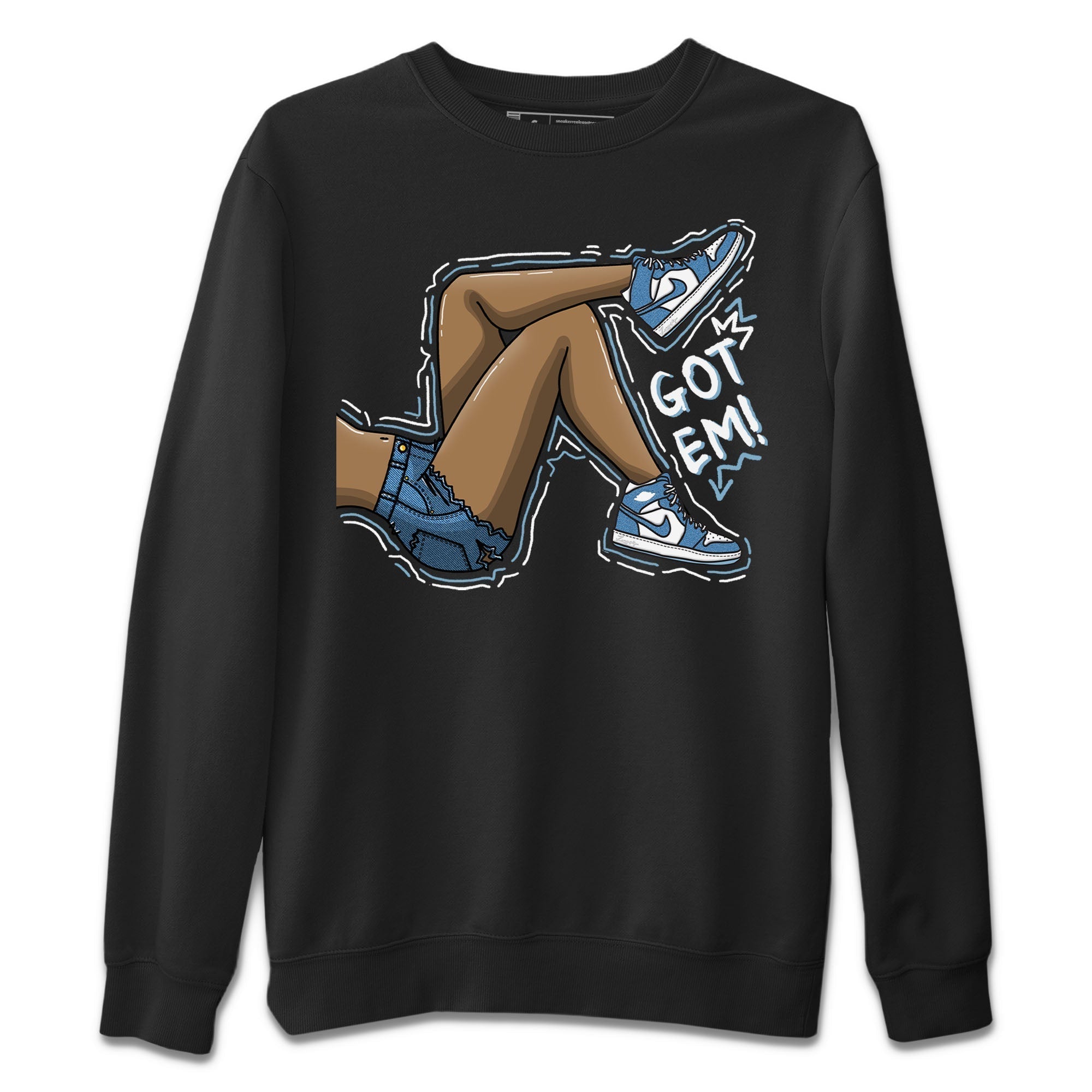 Got Em Legs Unisex Tops - Air Jordan 1 Denim
