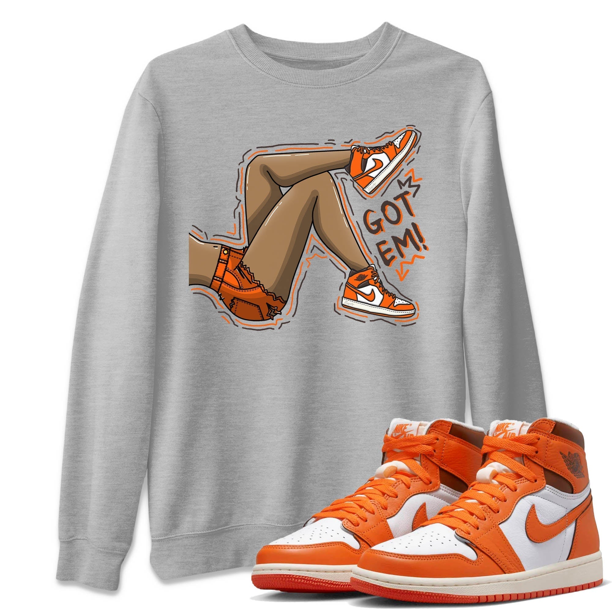 Got Em Legs Unisex Tops - Air Jordan 1 Starfish