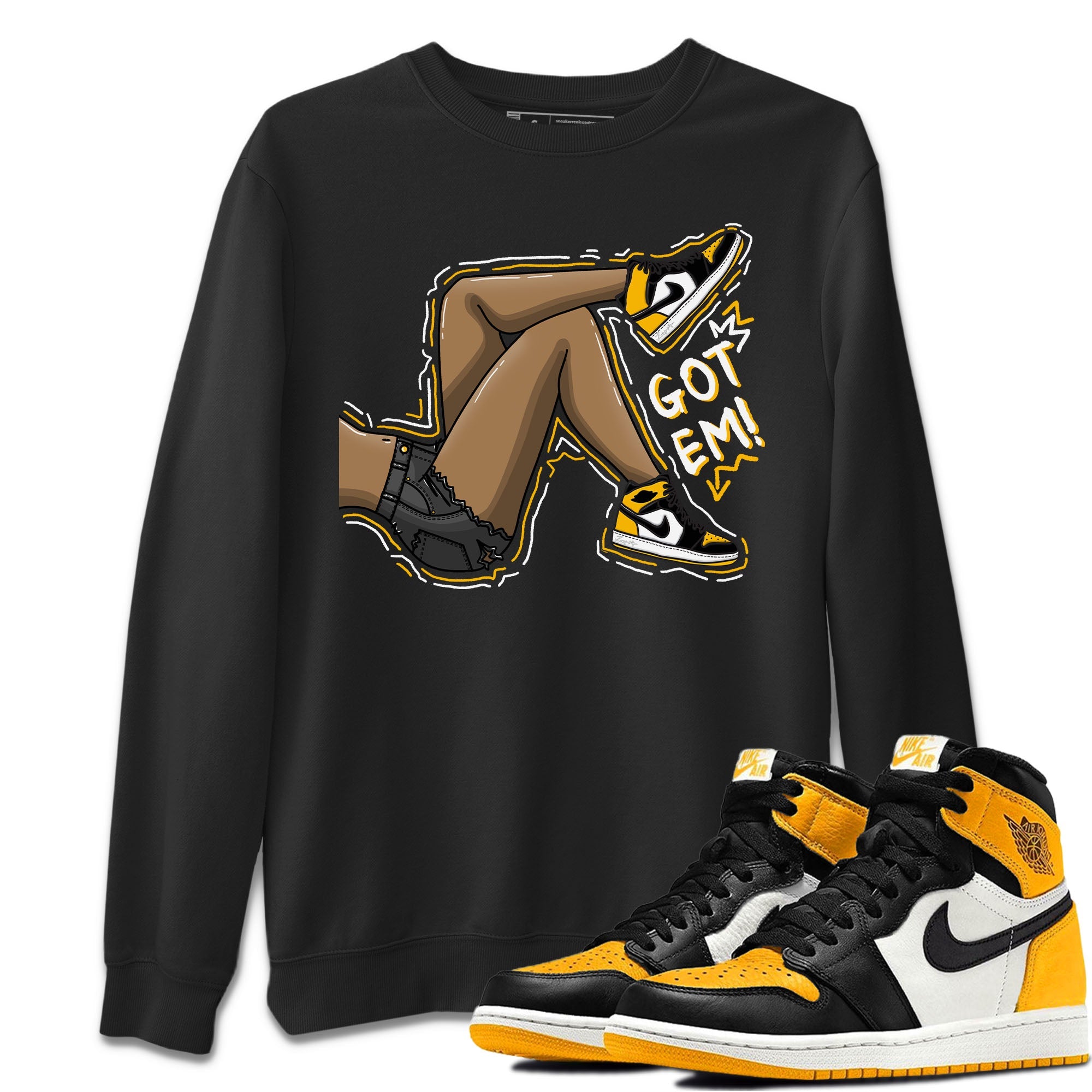 Got Em Legs Unisex Tops - Air Jordan 1 Taxi