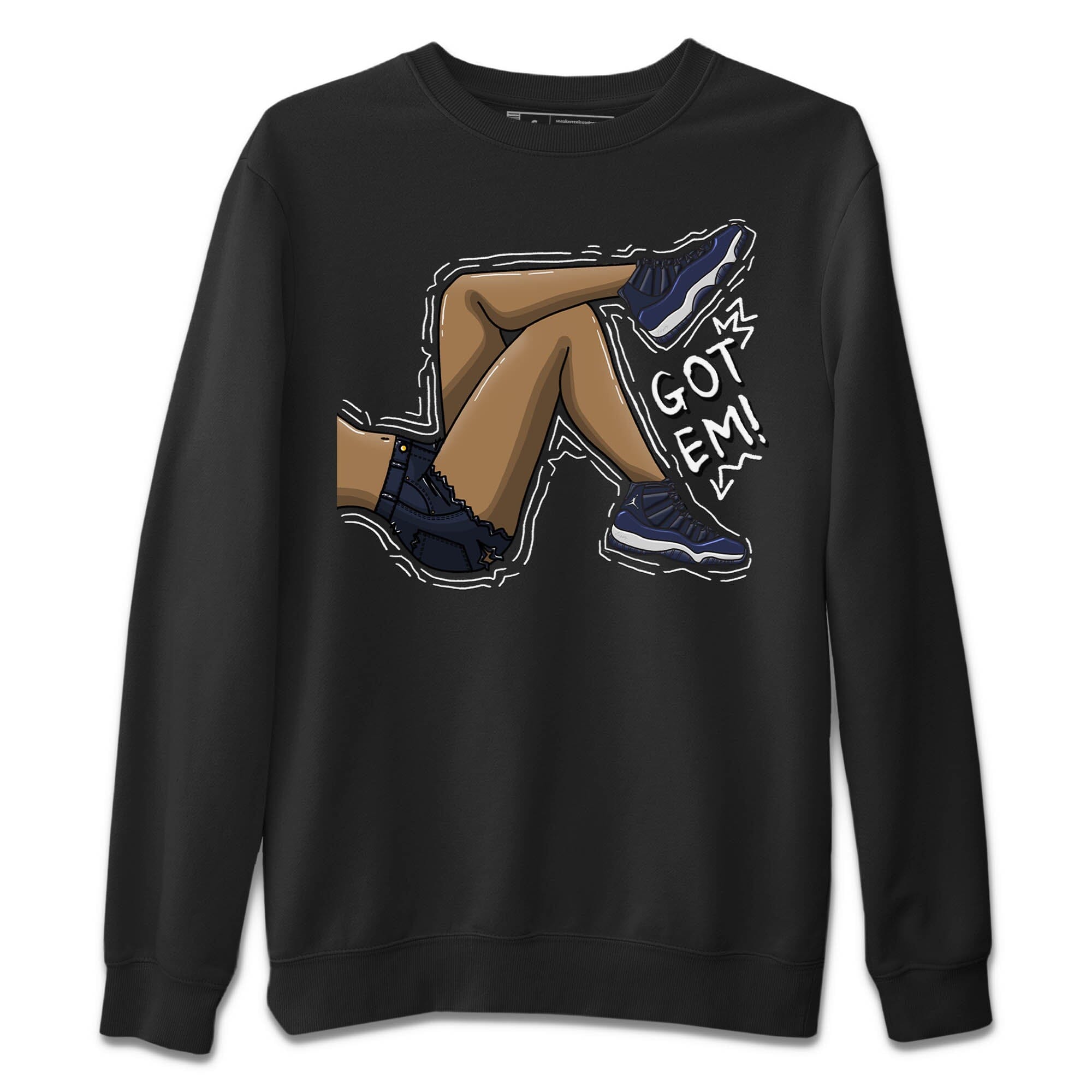 Got Em Legs Unisex Tops - Air Jordan 11 Midnight Navy