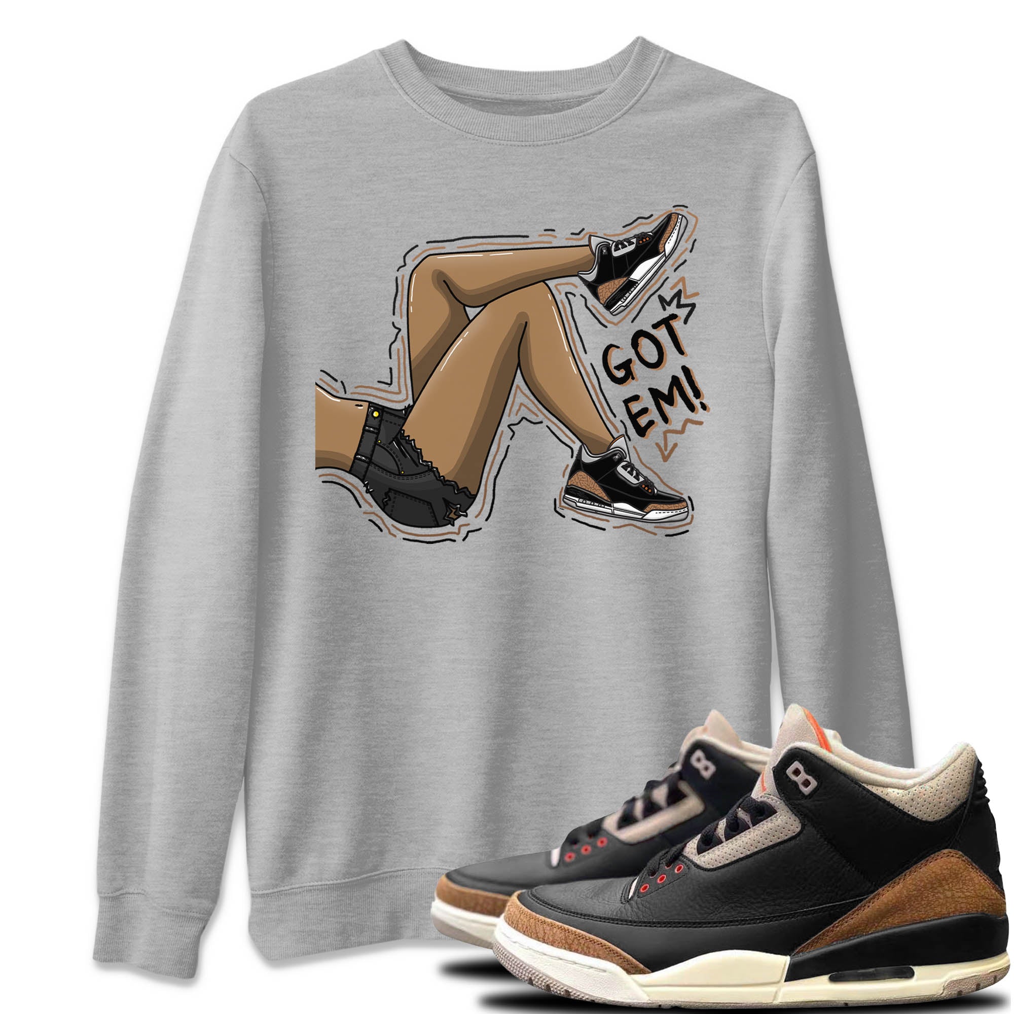 Got Em Legs Unisex Tops - Air Jordan 3 Desert Elephant