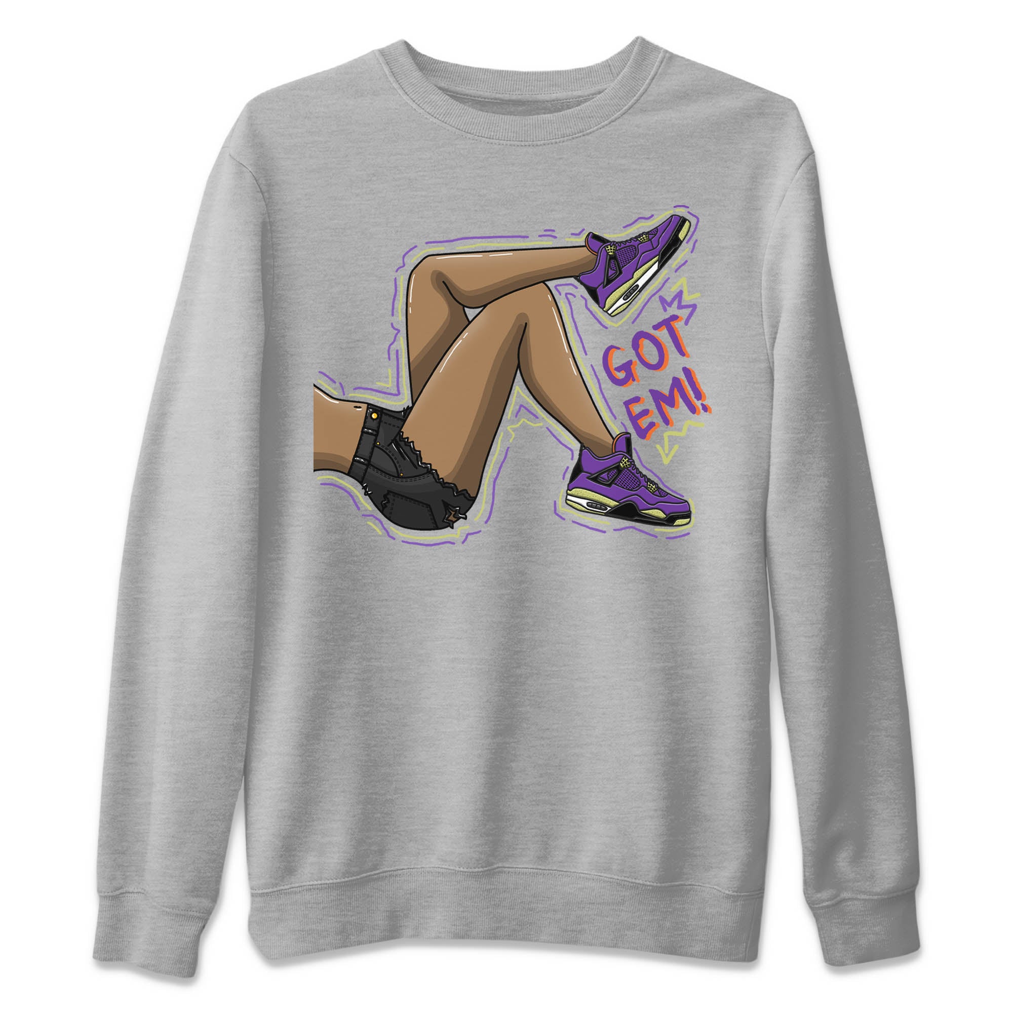 Got Em Legs Unisex Tops - Air Jordan 4 Canyon Purple