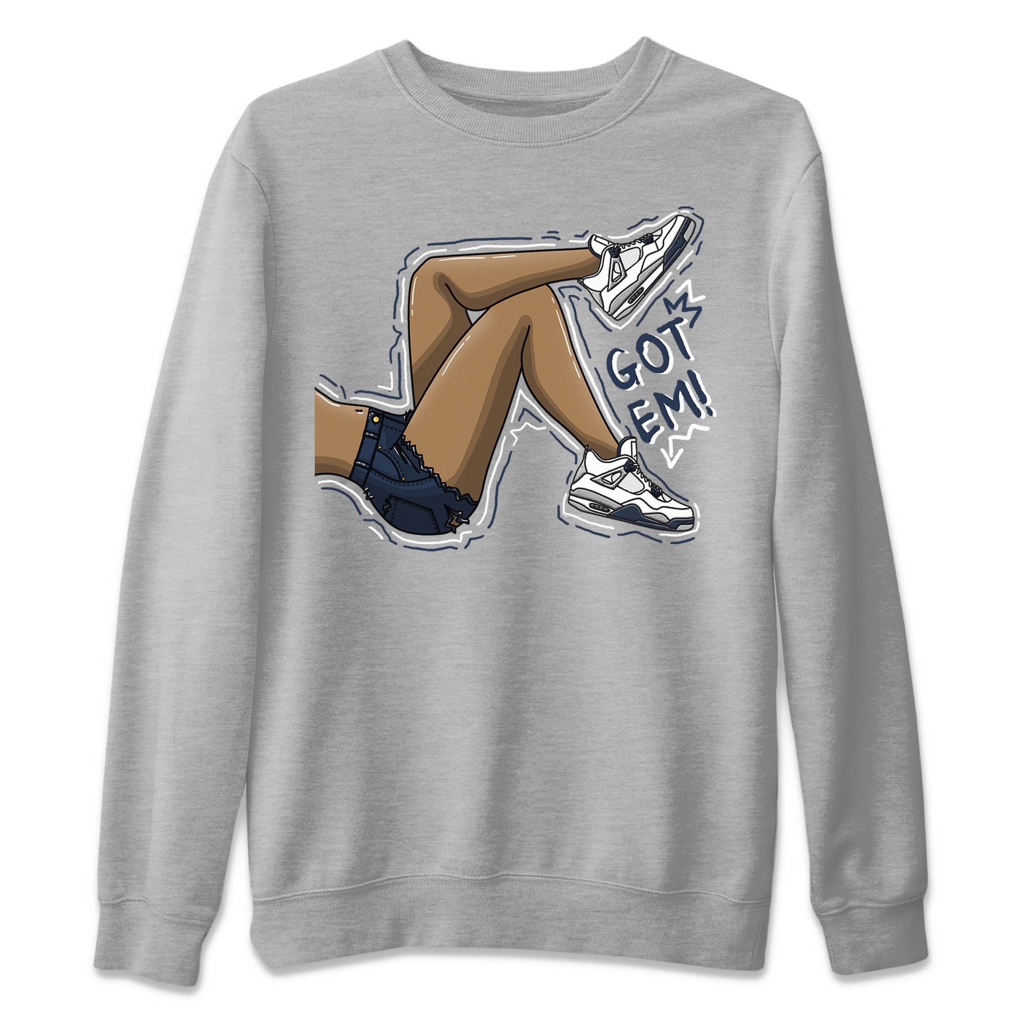 Got Em Legs Unisex Tops - Air Jordan 4 Midnight Navy