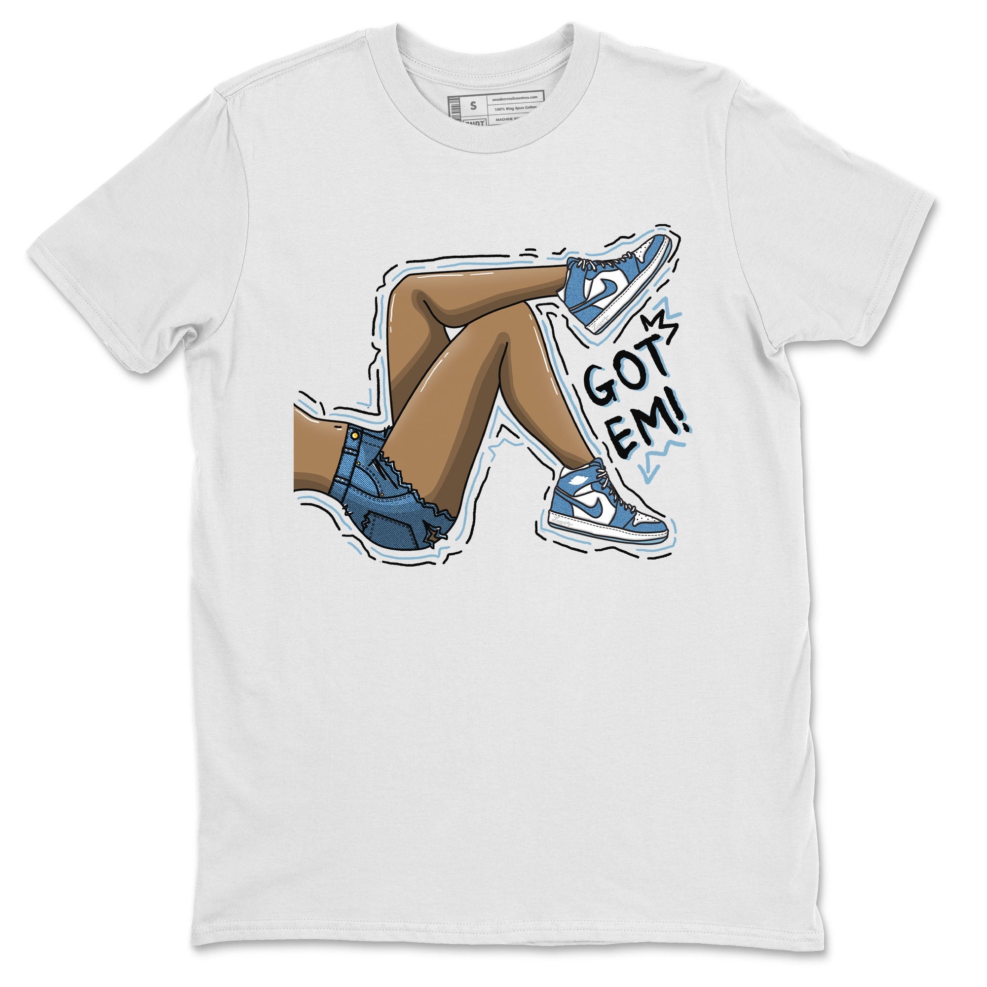 Got Em Legs Unisex Tops - Air Jordan 1 Denim