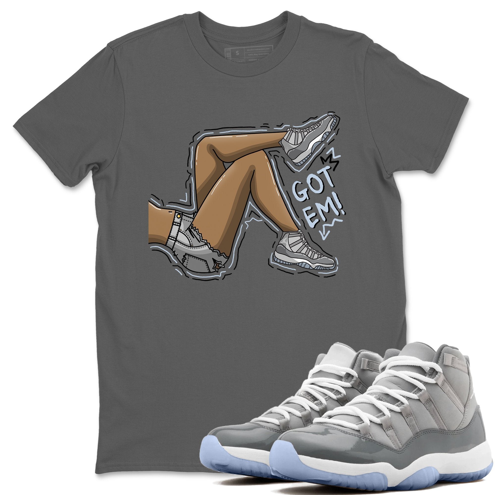 Got Em Legs Unisex Tops - Air Jordan 11 Cool Grey