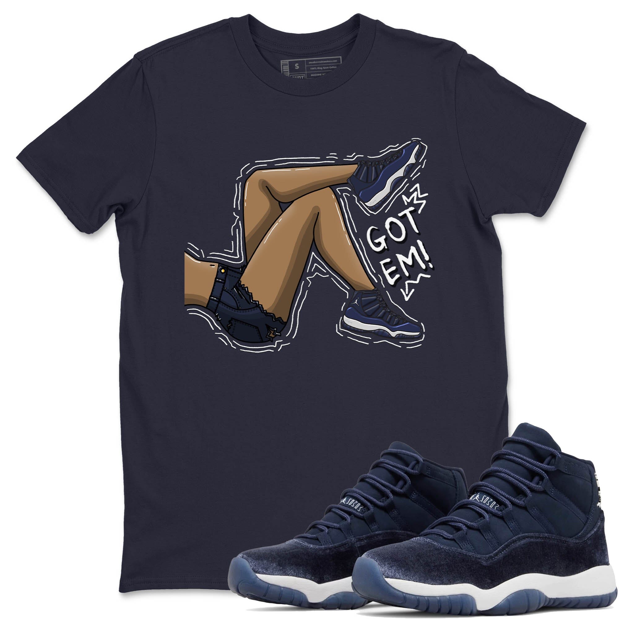 Got Em Legs Unisex Tops - Air Jordan 11 Midnight Navy