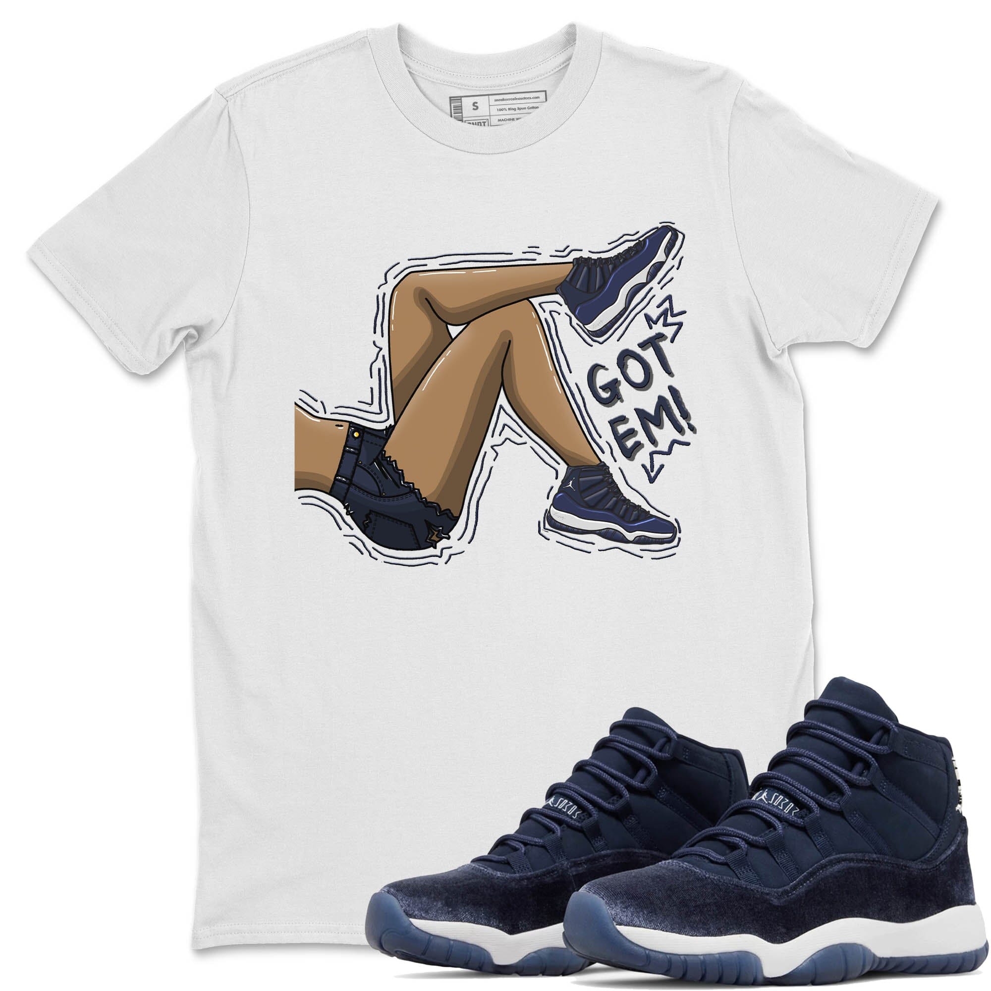Got Em Legs Unisex Tops - Air Jordan 11 Midnight Navy