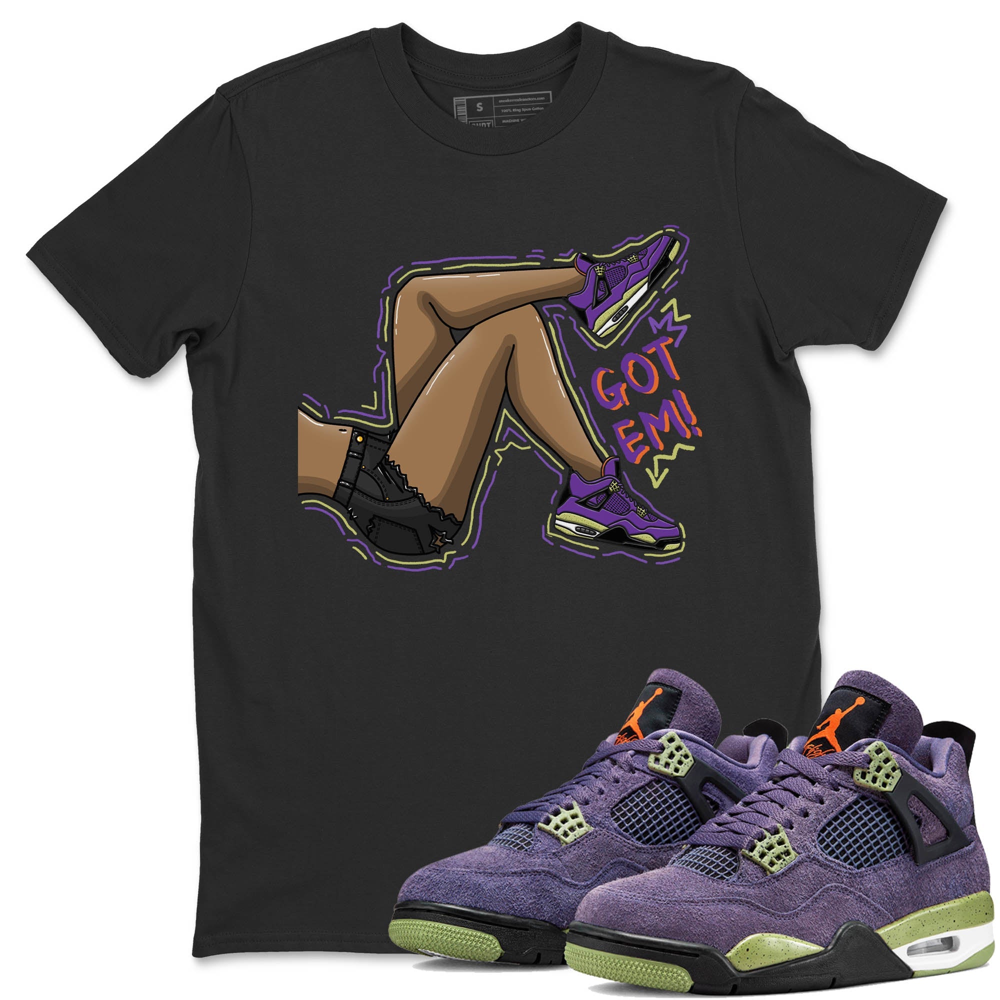 Got Em Legs Unisex Tops - Air Jordan 4 Canyon Purple
