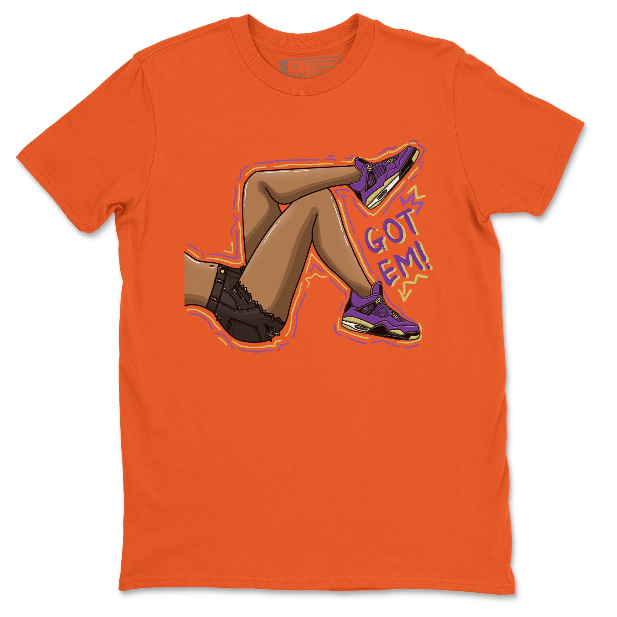Got Em Legs Unisex Tops - Air Jordan 4 Canyon Purple