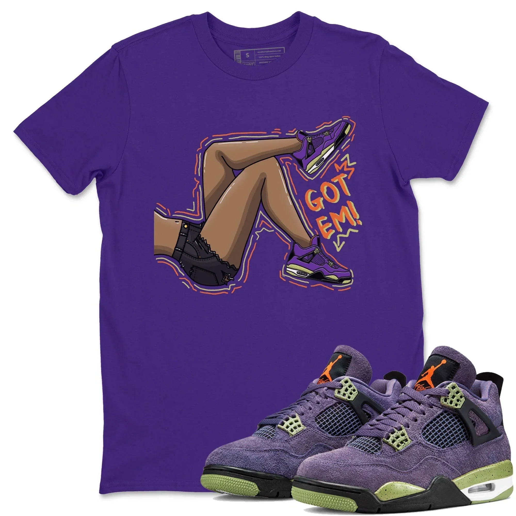 Got Em Legs Unisex Tops - Air Jordan 4 Canyon Purple