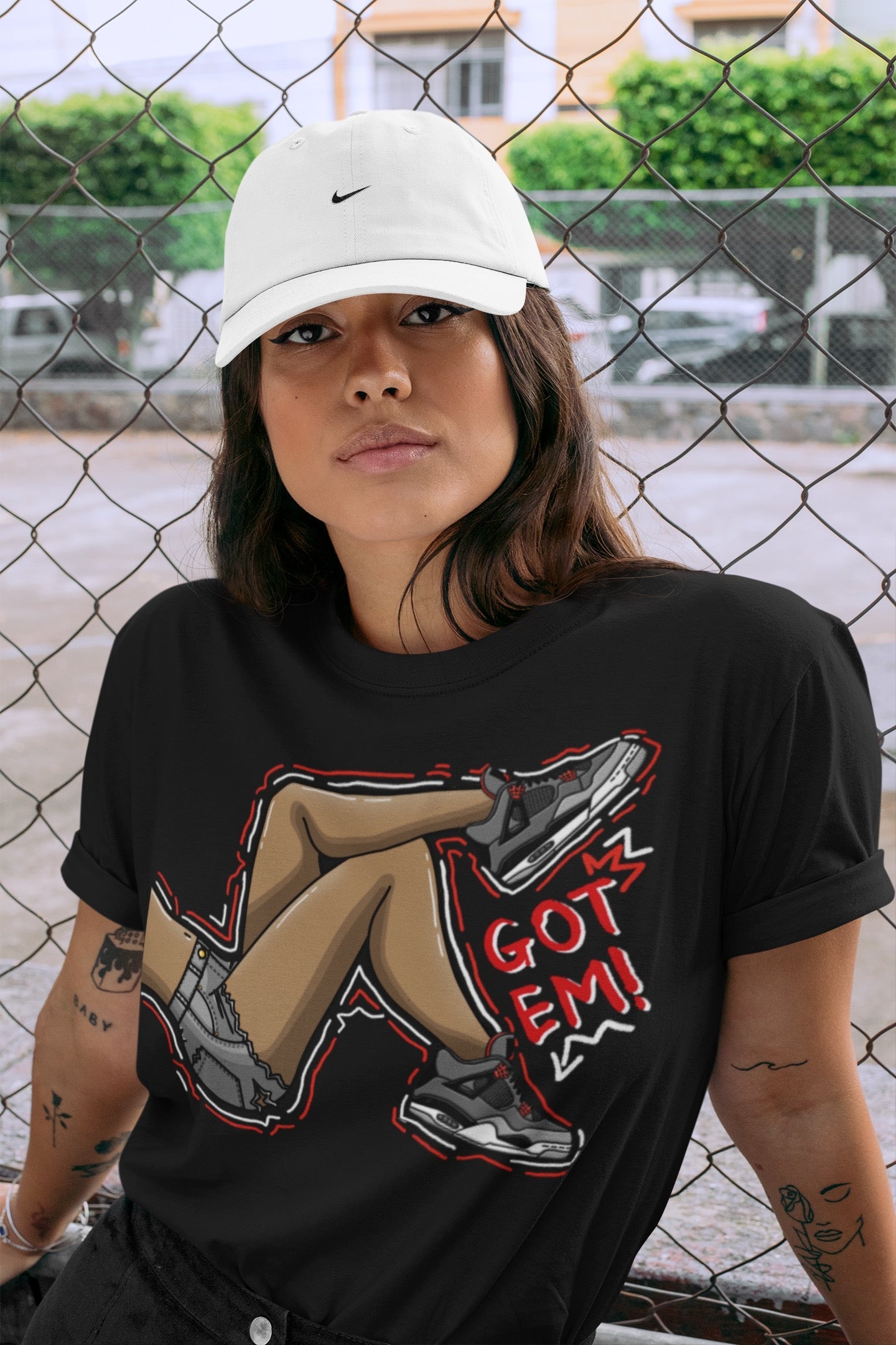 Got Em Legs Unisex Tops - Air Jordan 4 Infrared