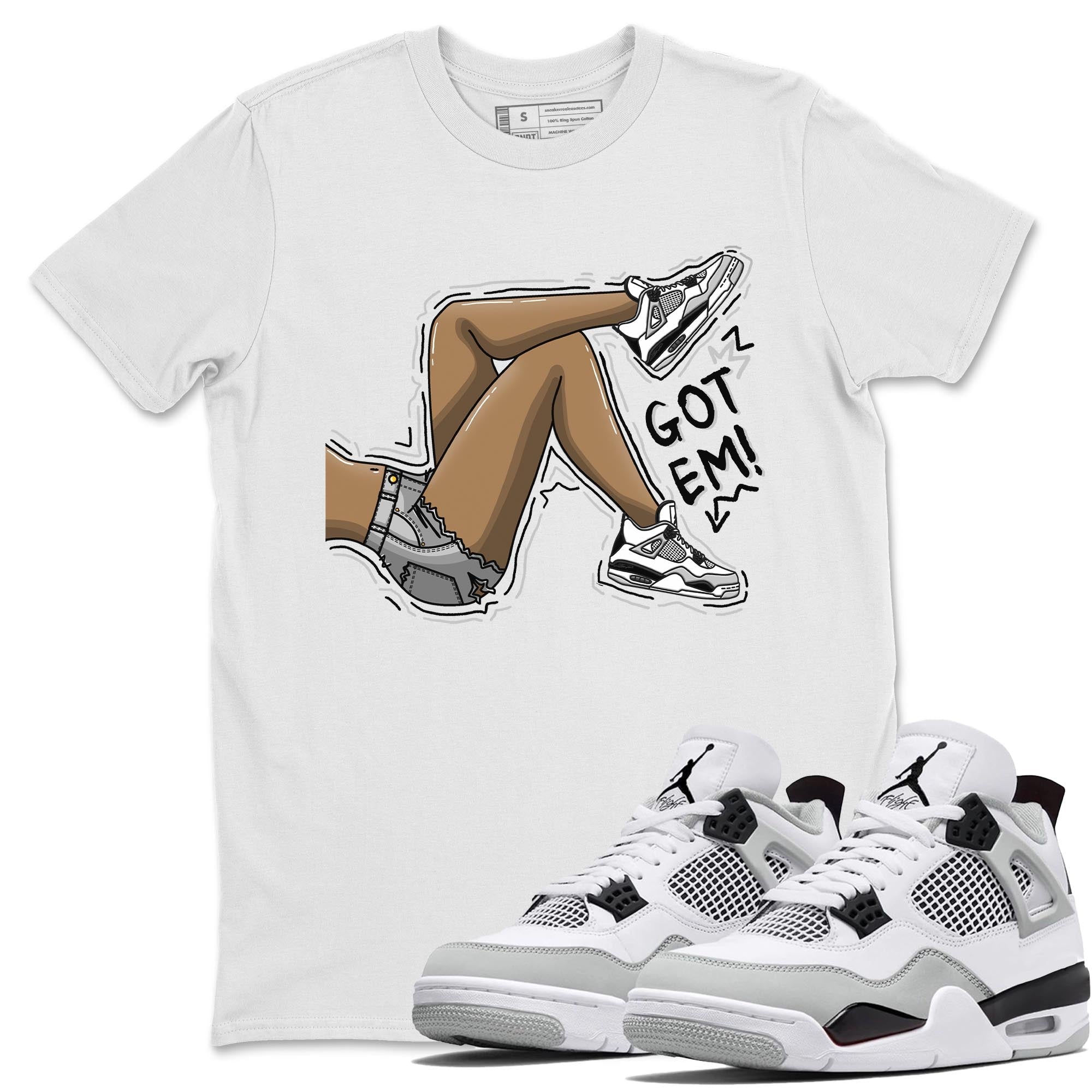 Got Em Legs Unisex Tops - Air Jordan 4 Military Black