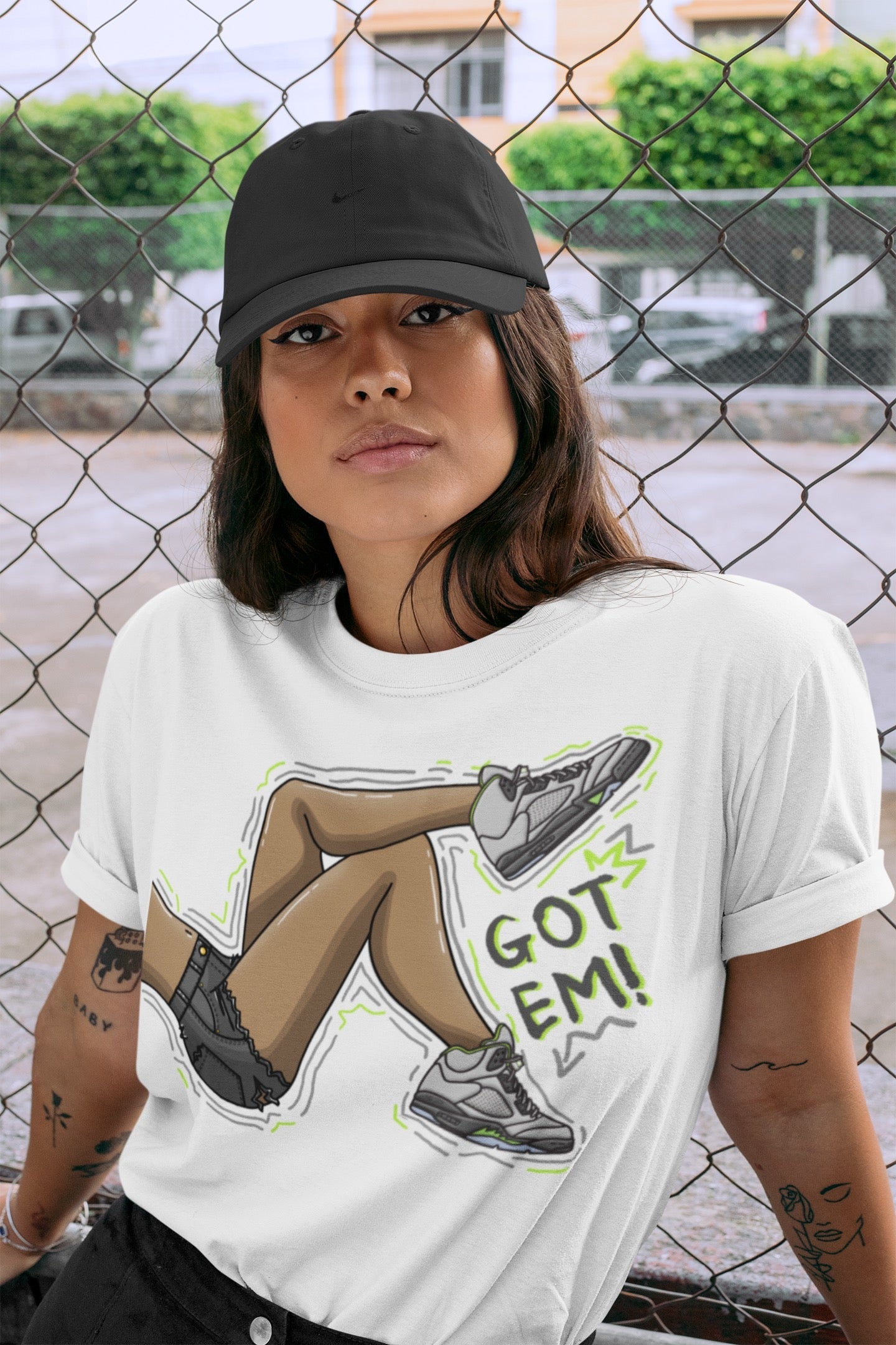 Got Em Legs Unisex Tops - Air Jordan 5 Green Bean