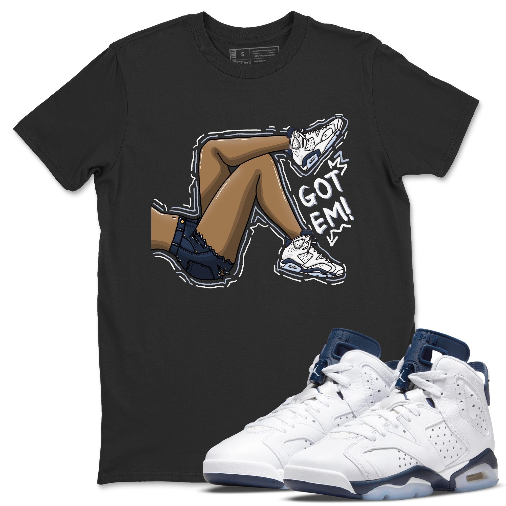 Got Em Legs Unisex Tops - Air Jordan 6 Midnight Navy