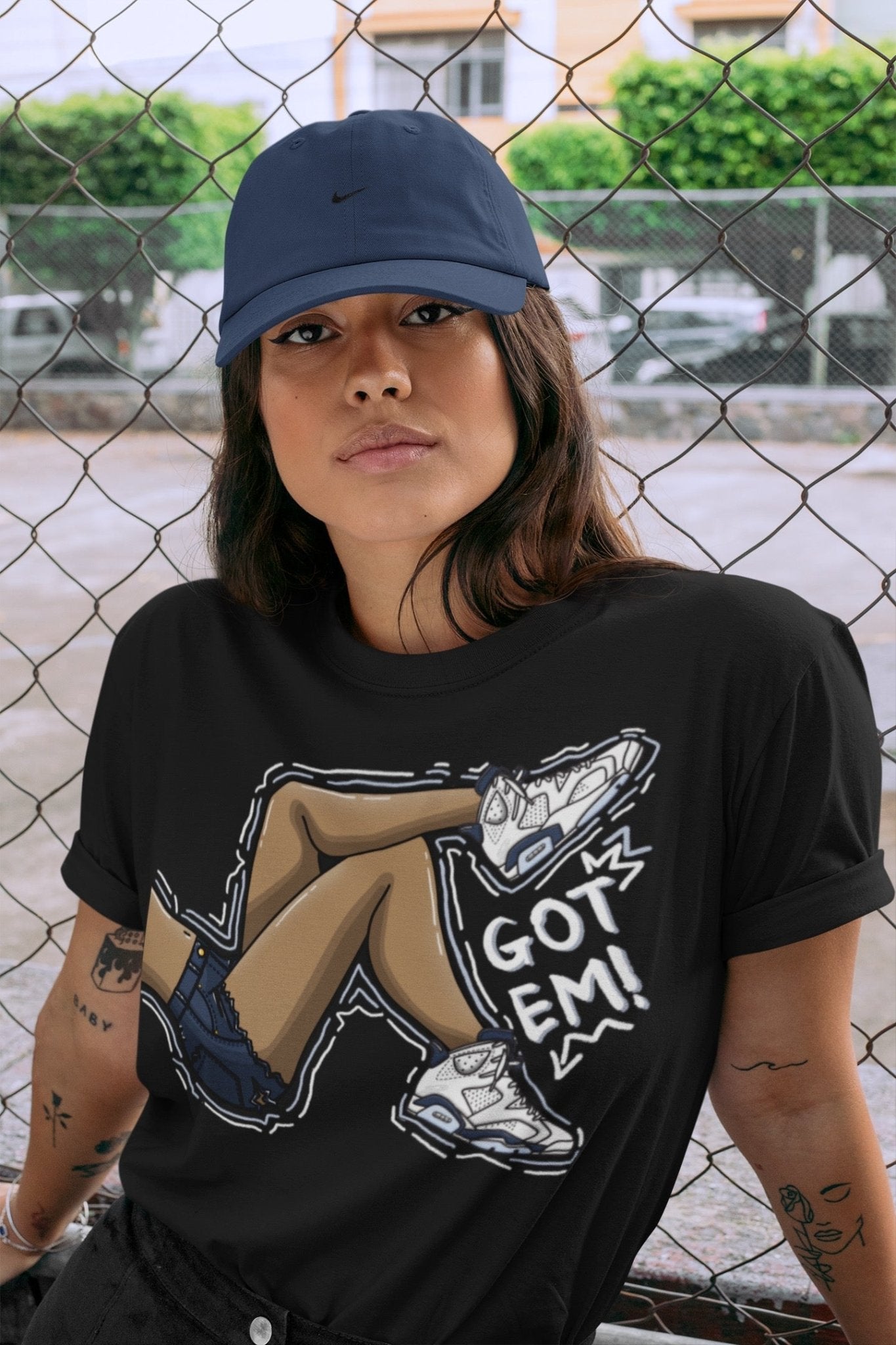 Got Em Legs Unisex Tops - Air Jordan 6 Midnight Navy