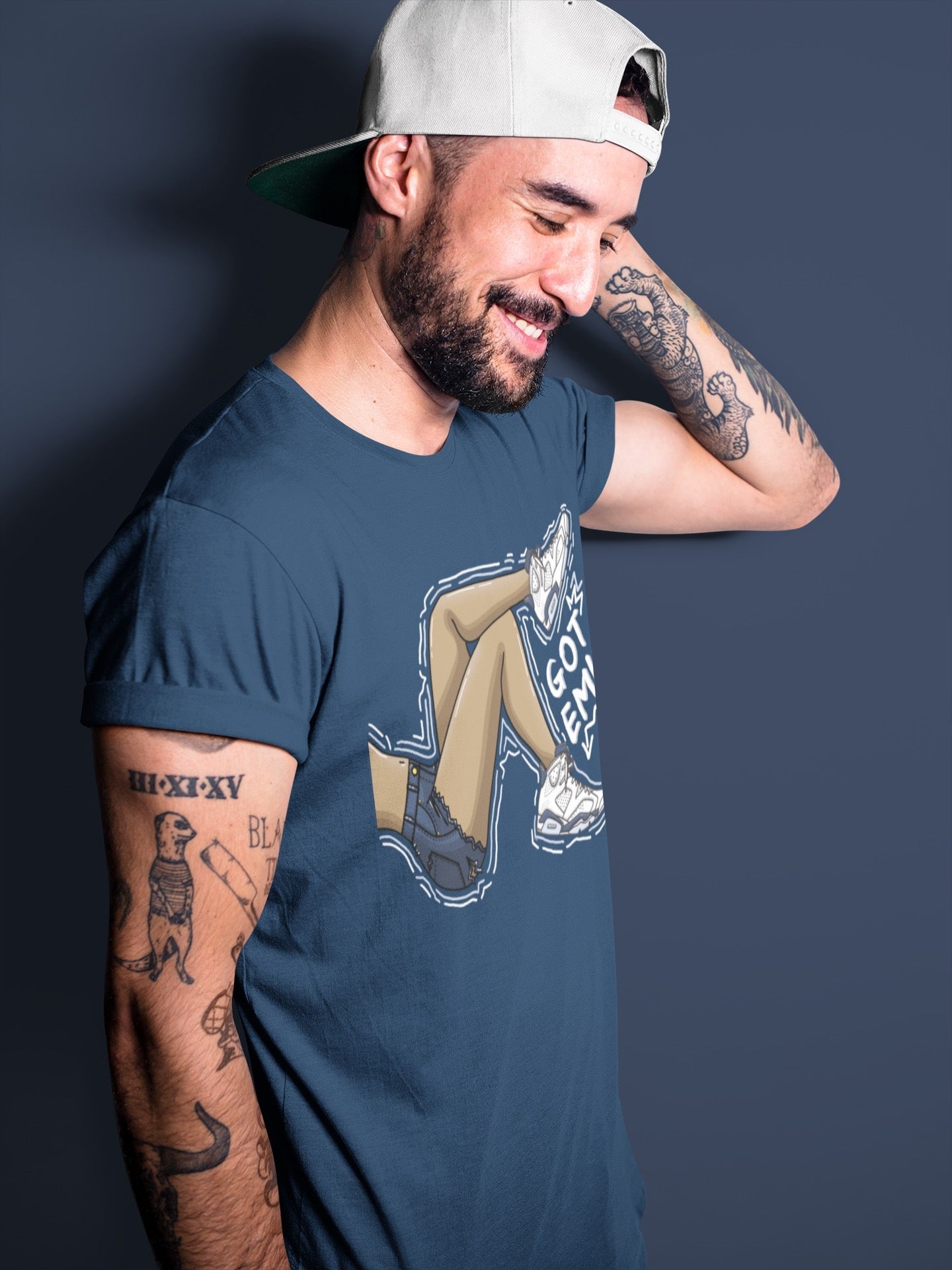Got Em Legs Unisex Tops - Air Jordan 6 Midnight Navy
