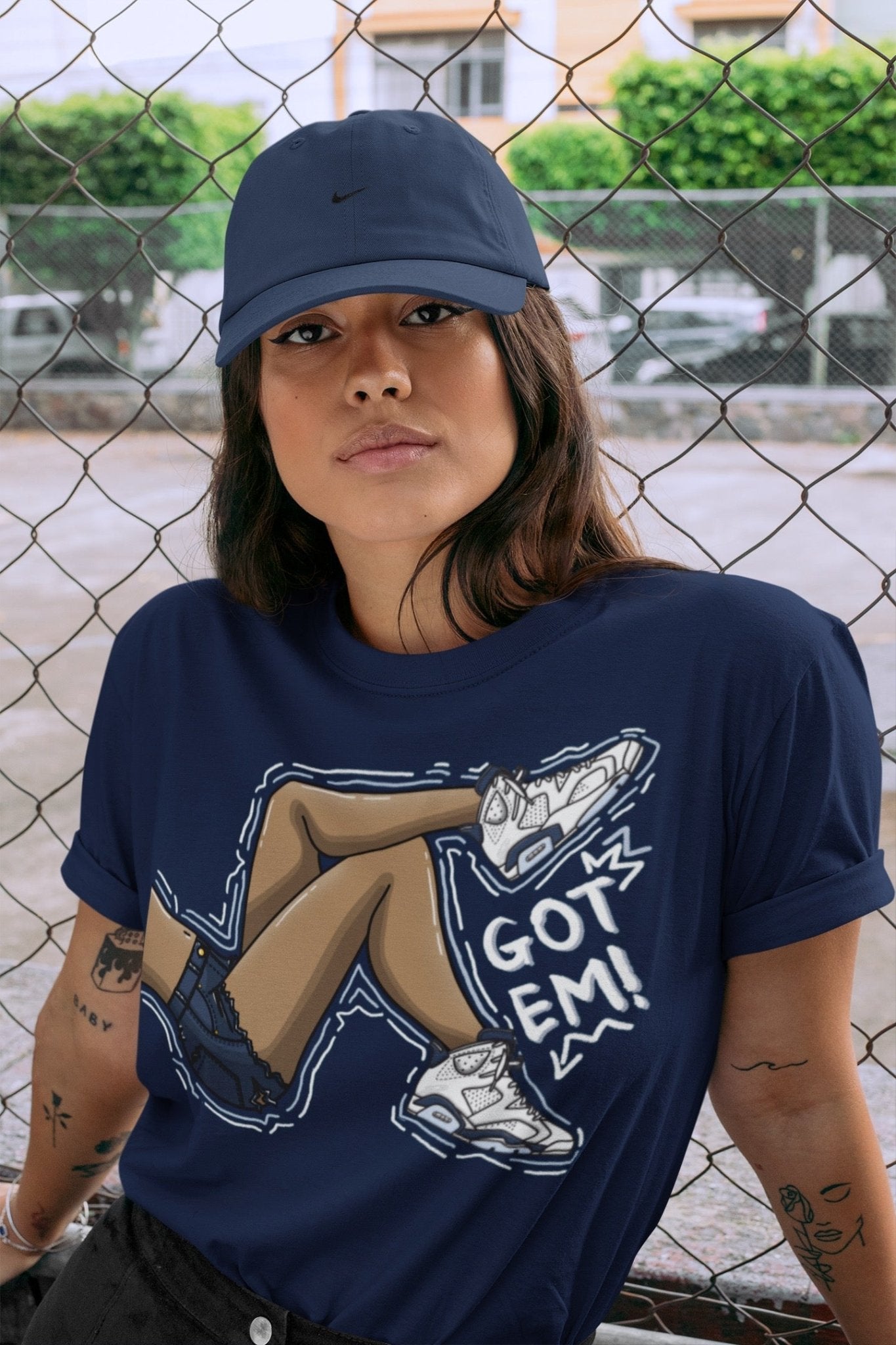 Got Em Legs Unisex Tops - Air Jordan 6 Midnight Navy