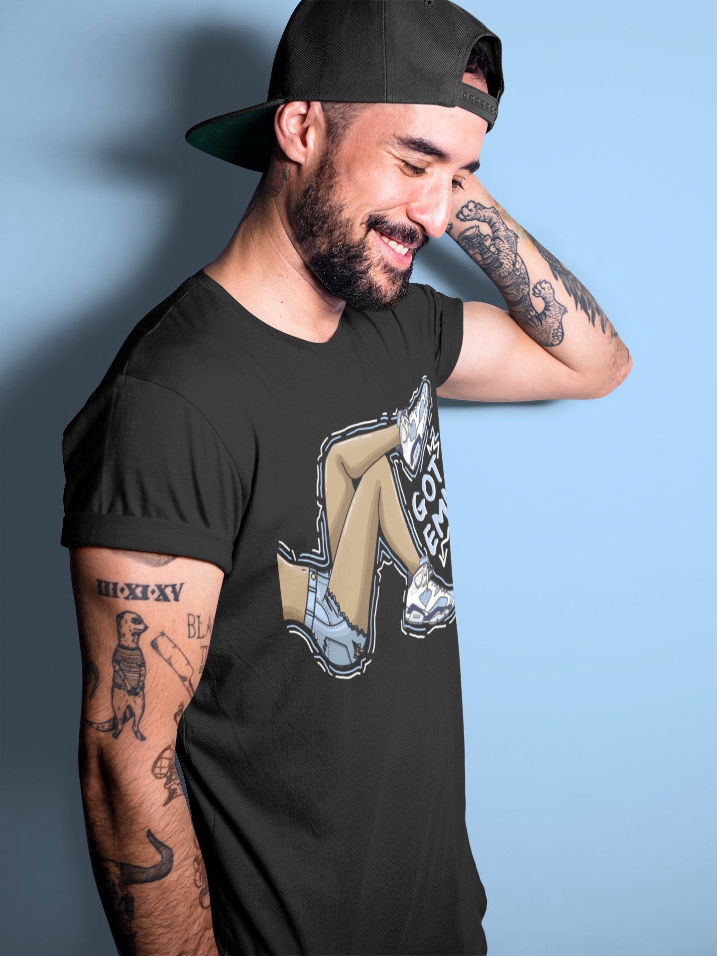 Got Em Legs Unisex Tops - Air Jordan 6 UNC