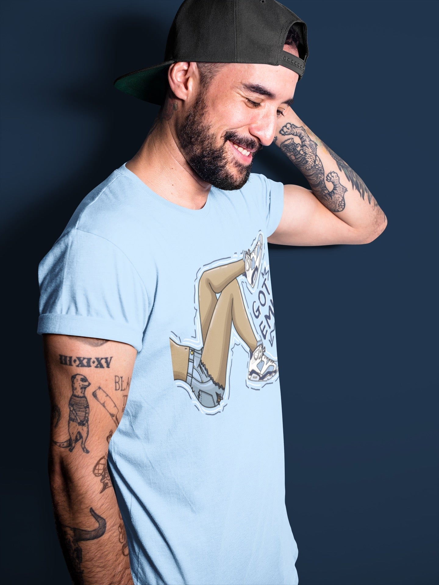 Got Em Legs Unisex Tops - Air Jordan 6 UNC