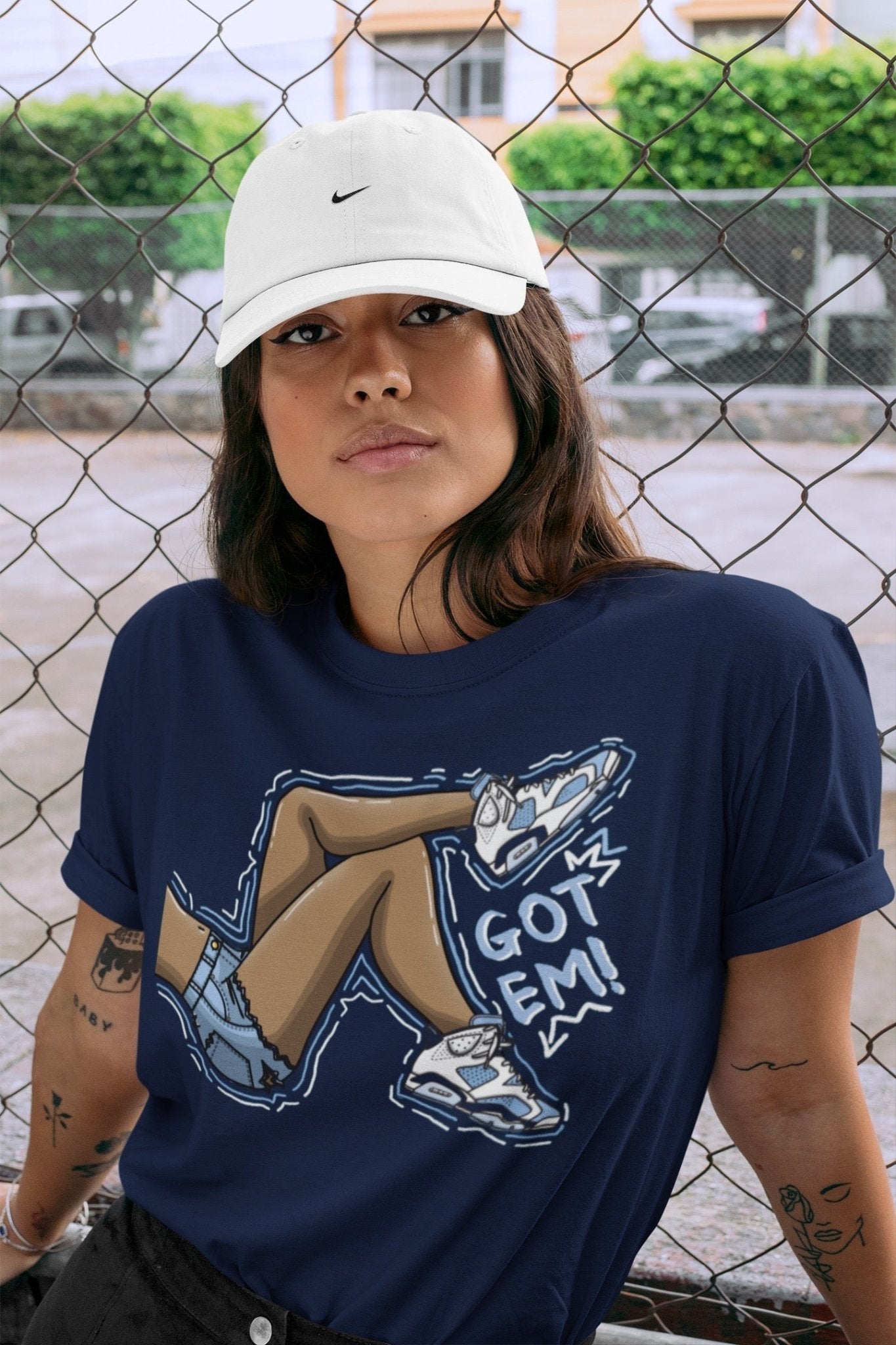 Got Em Legs Unisex Tops - Air Jordan 6 UNC