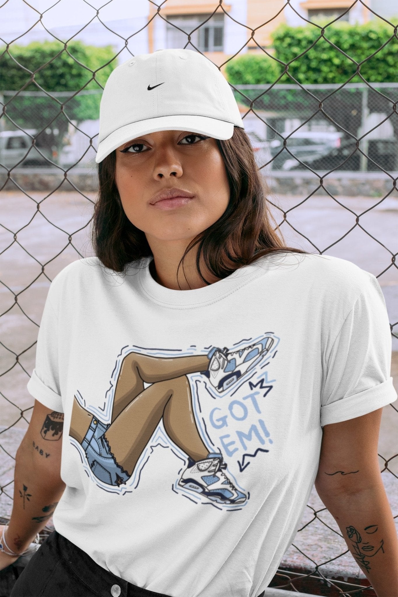 Got Em Legs Unisex Tops - Air Jordan 6 UNC
