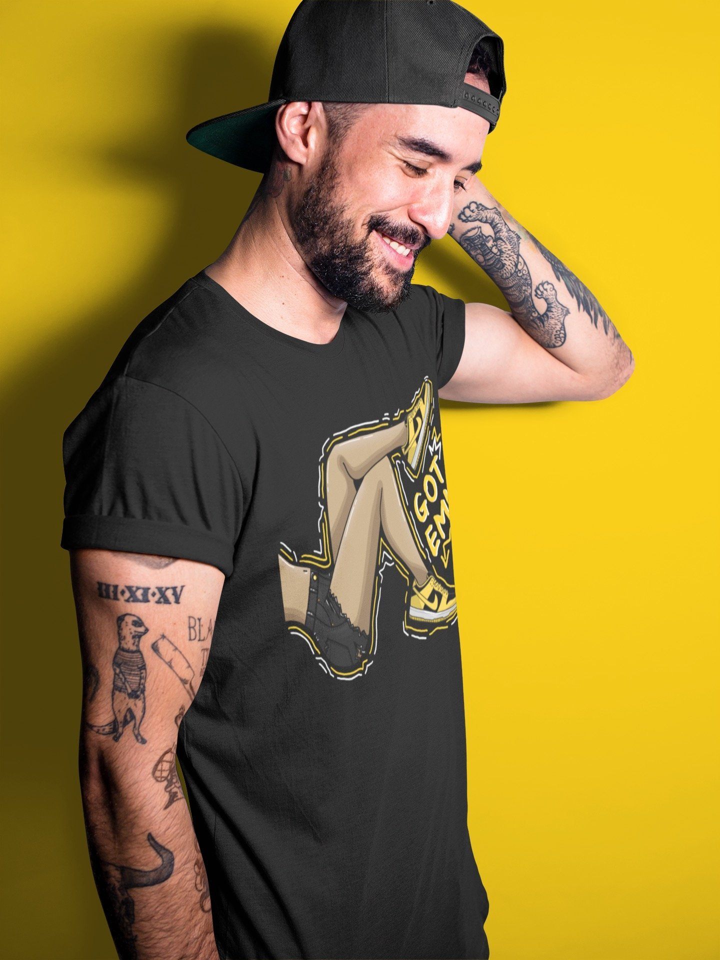 Got Em Legs Unisex Tops - Dunk Championship Goldenrod