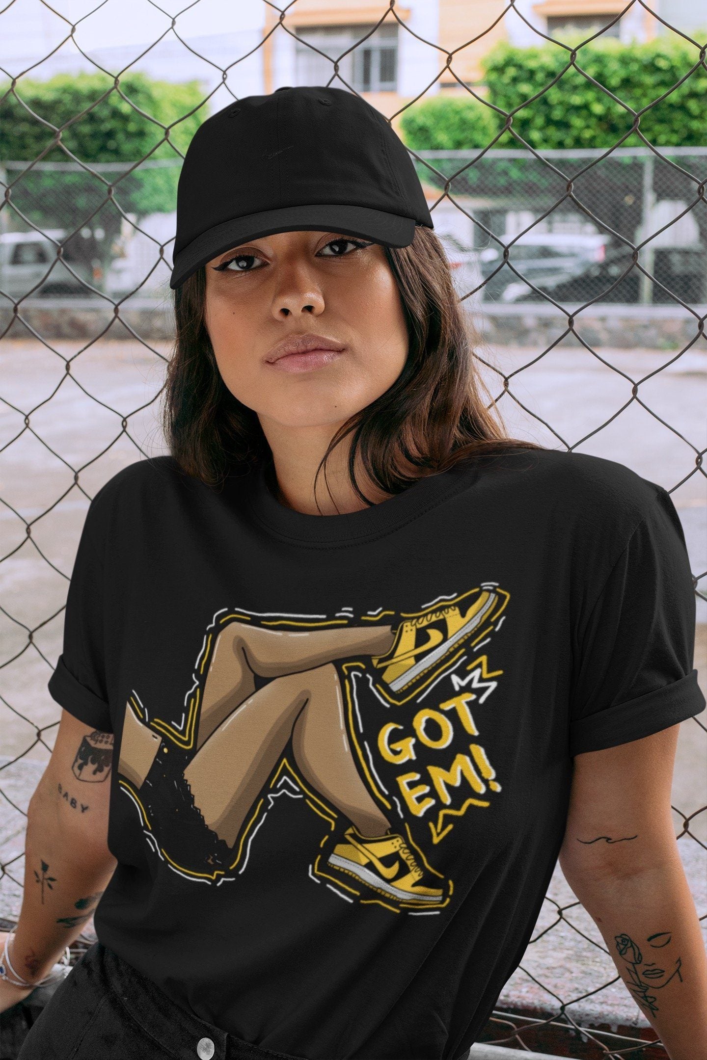 Got Em Legs Unisex Tops - Dunk Championship Goldenrod
