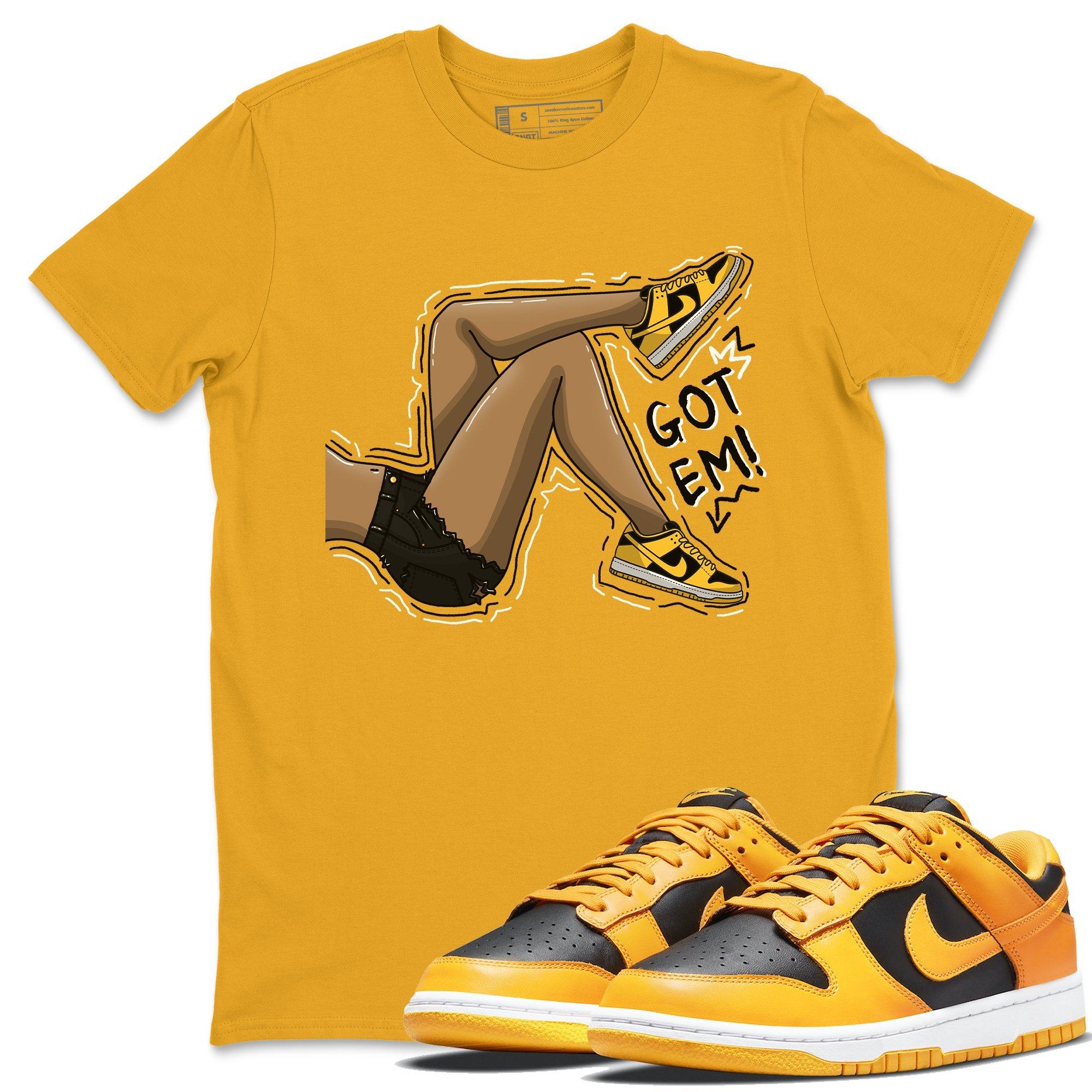 Got Em Legs Unisex Tops - Dunk Championship Goldenrod