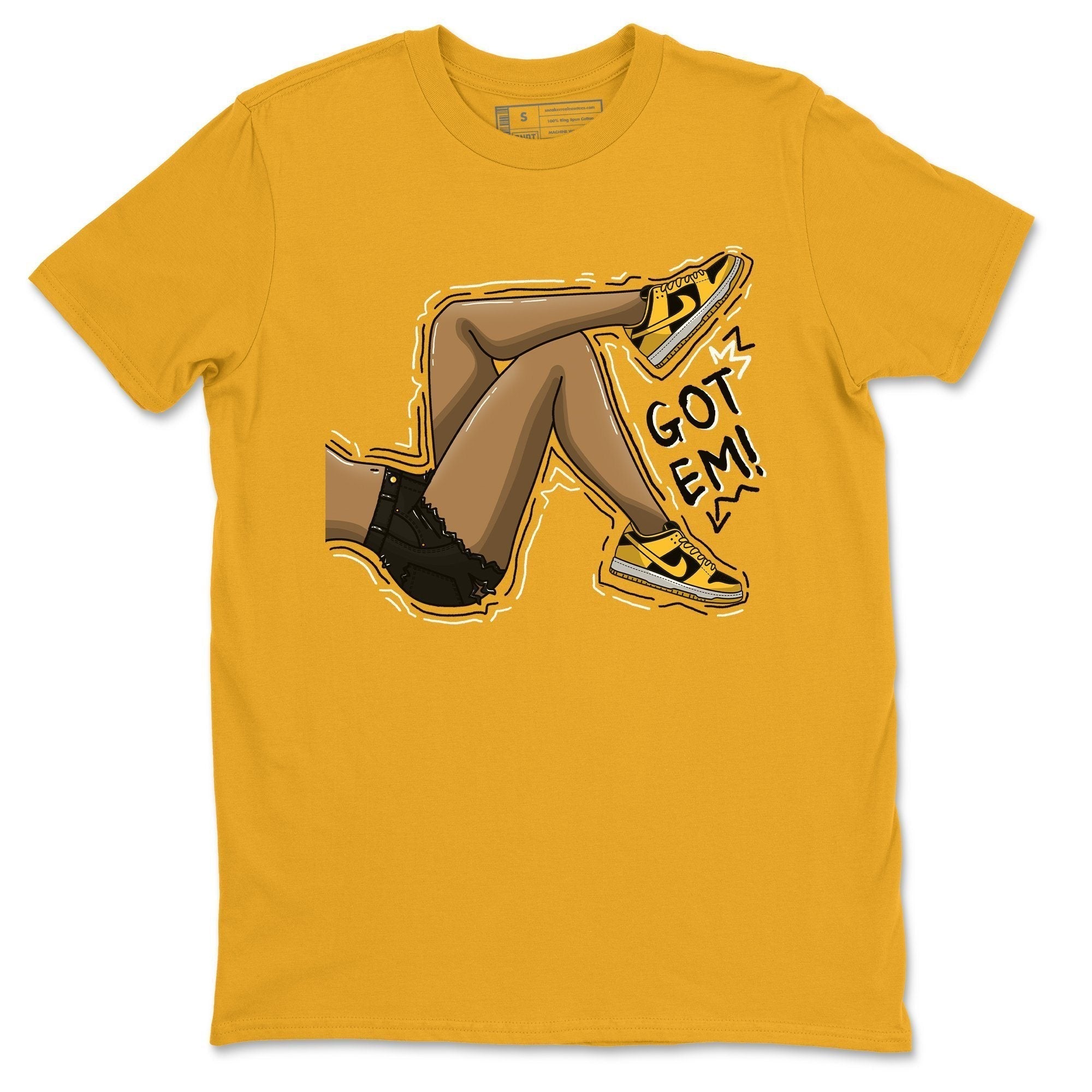 Got Em Legs Unisex Tops - Dunk Championship Goldenrod