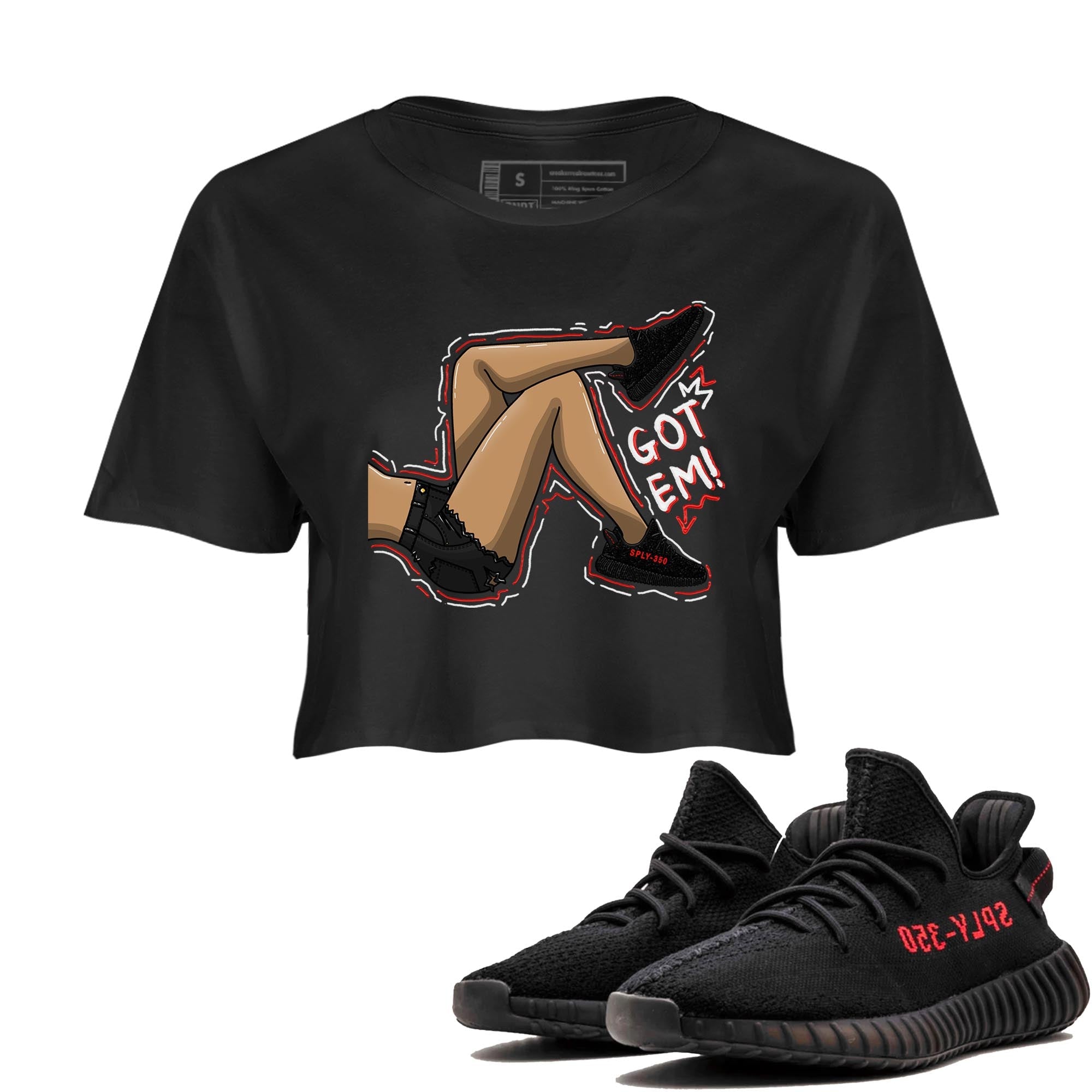 Got Em Legs snkmatch Women's Top - Yeezy 350 Bred