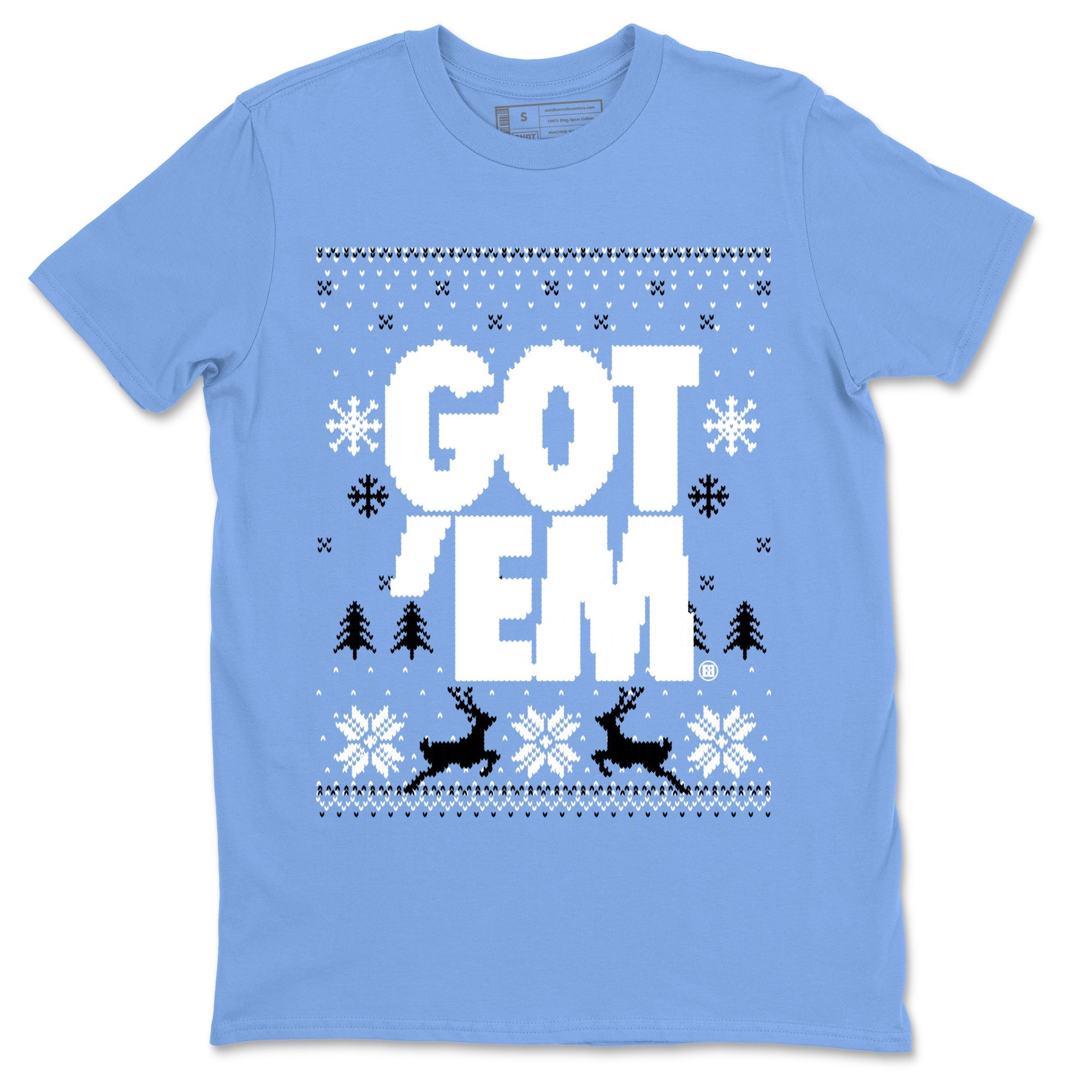 Got Em Ugly Sweater snkmatch Tees - Air Jordan 1 UNC Toe