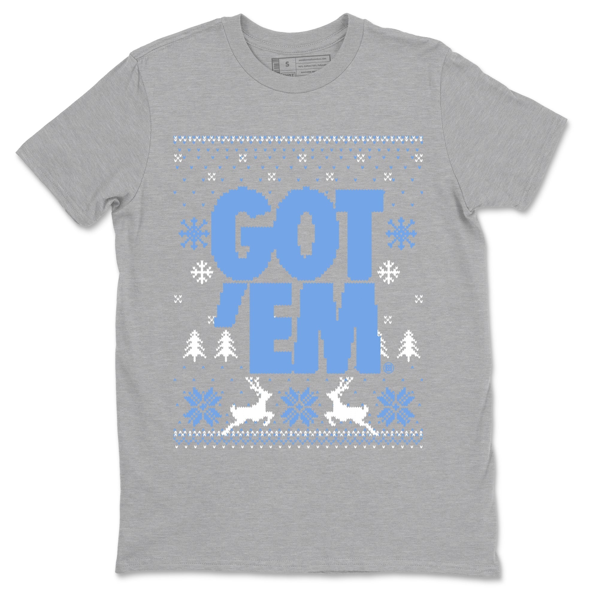Got Em Ugly Sweater snkmatch Tees - Air Jordan 1 UNC Toe