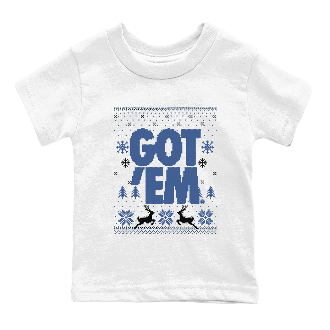 Got Em Ugly Sweater snkmatch Tees Kids - Air Jordan 11 Diffused Blue