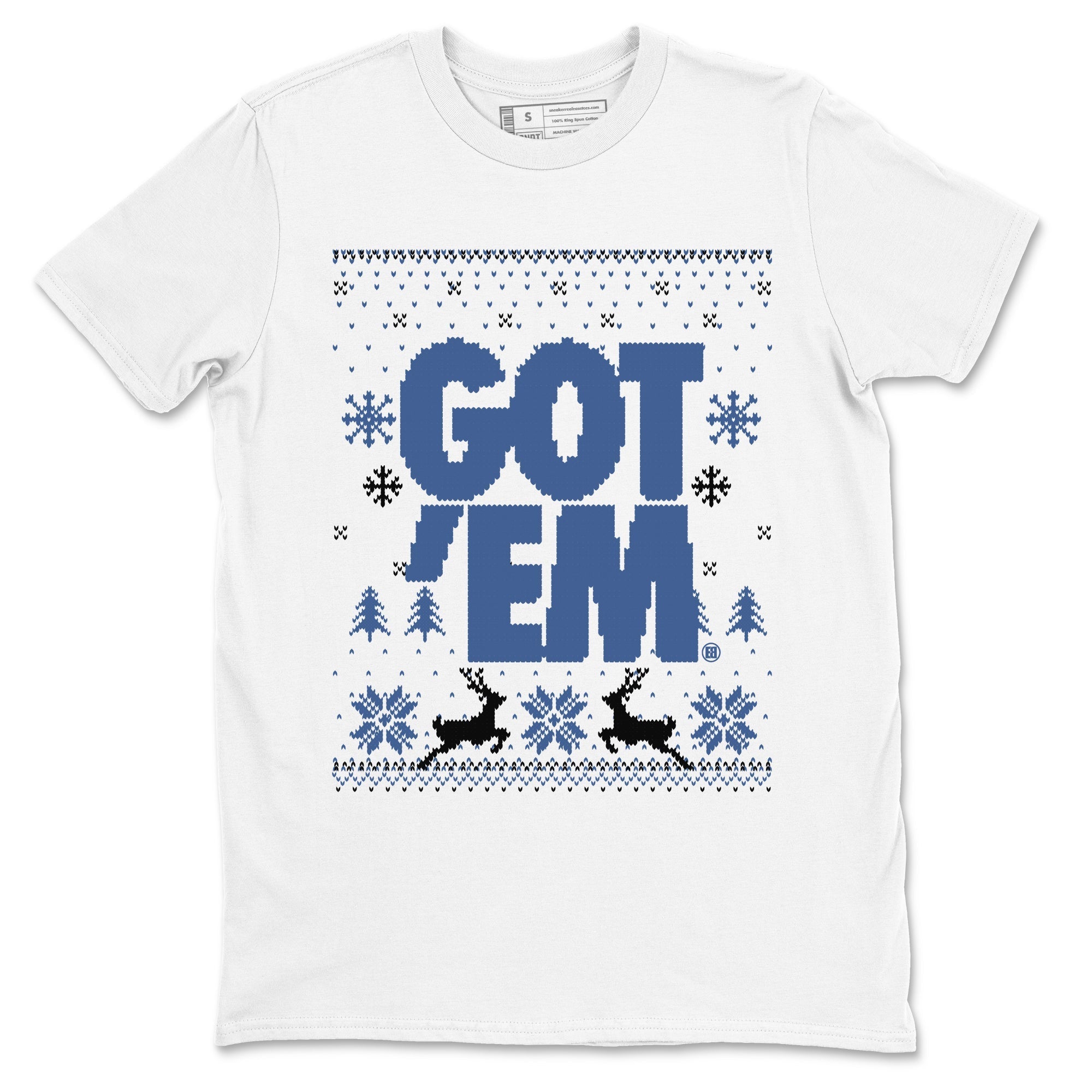 Got Em Ugly Sweater snkmatch Tees - Air Jordan 11 Diffused Blue