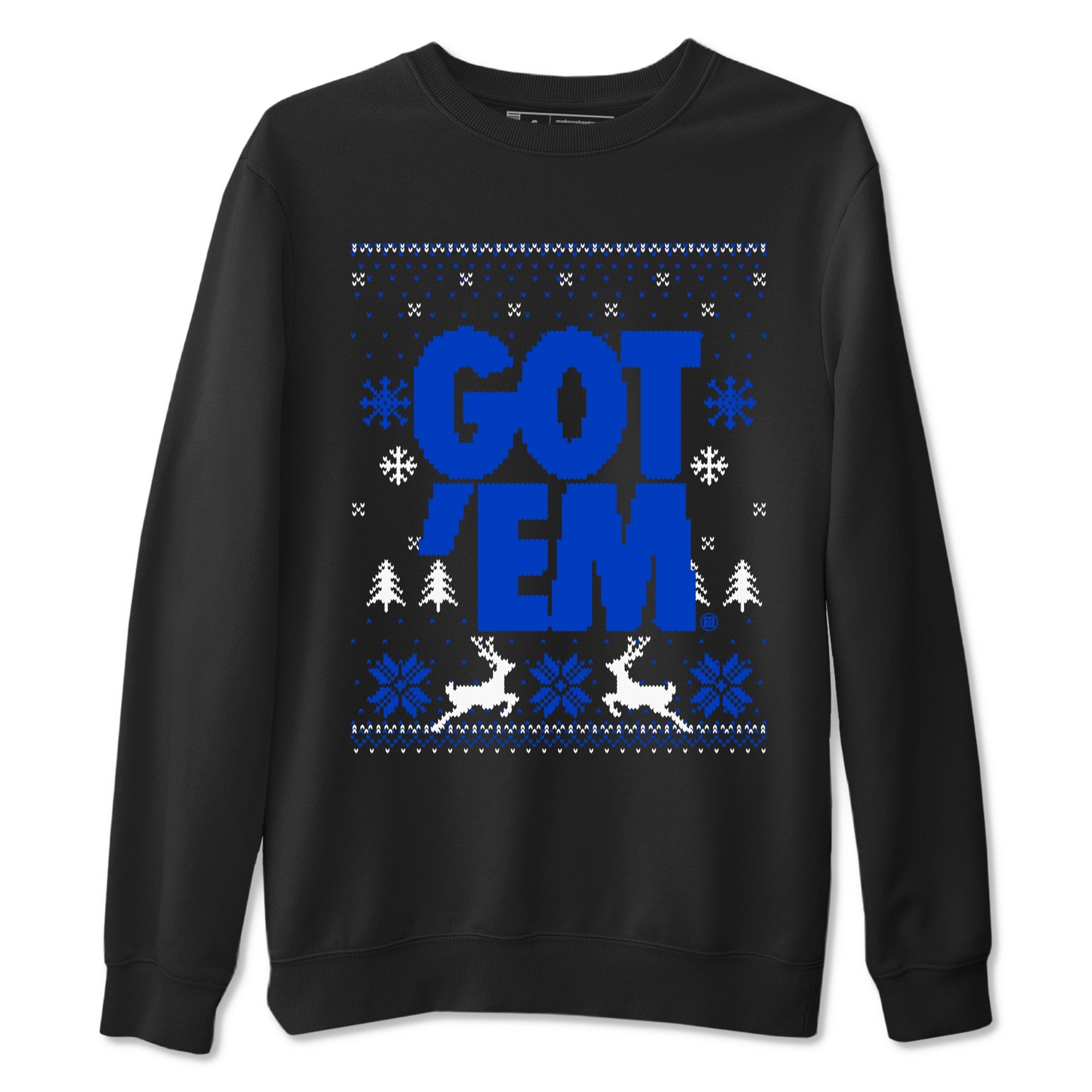 Got Em Ugly Sweater snkmatch Tees - Air Jordan 12 Blueberry