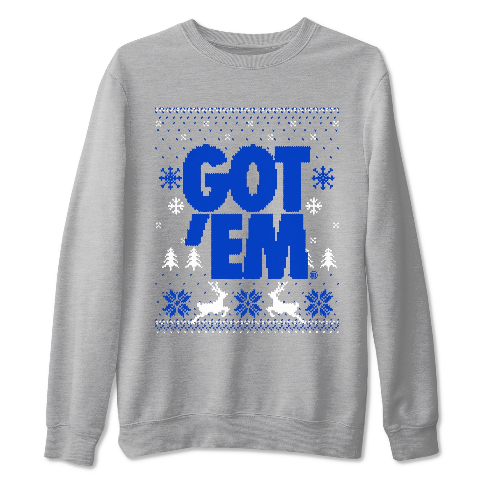 Got Em Ugly Sweater snkmatch Tees - Air Jordan 12 Blueberry