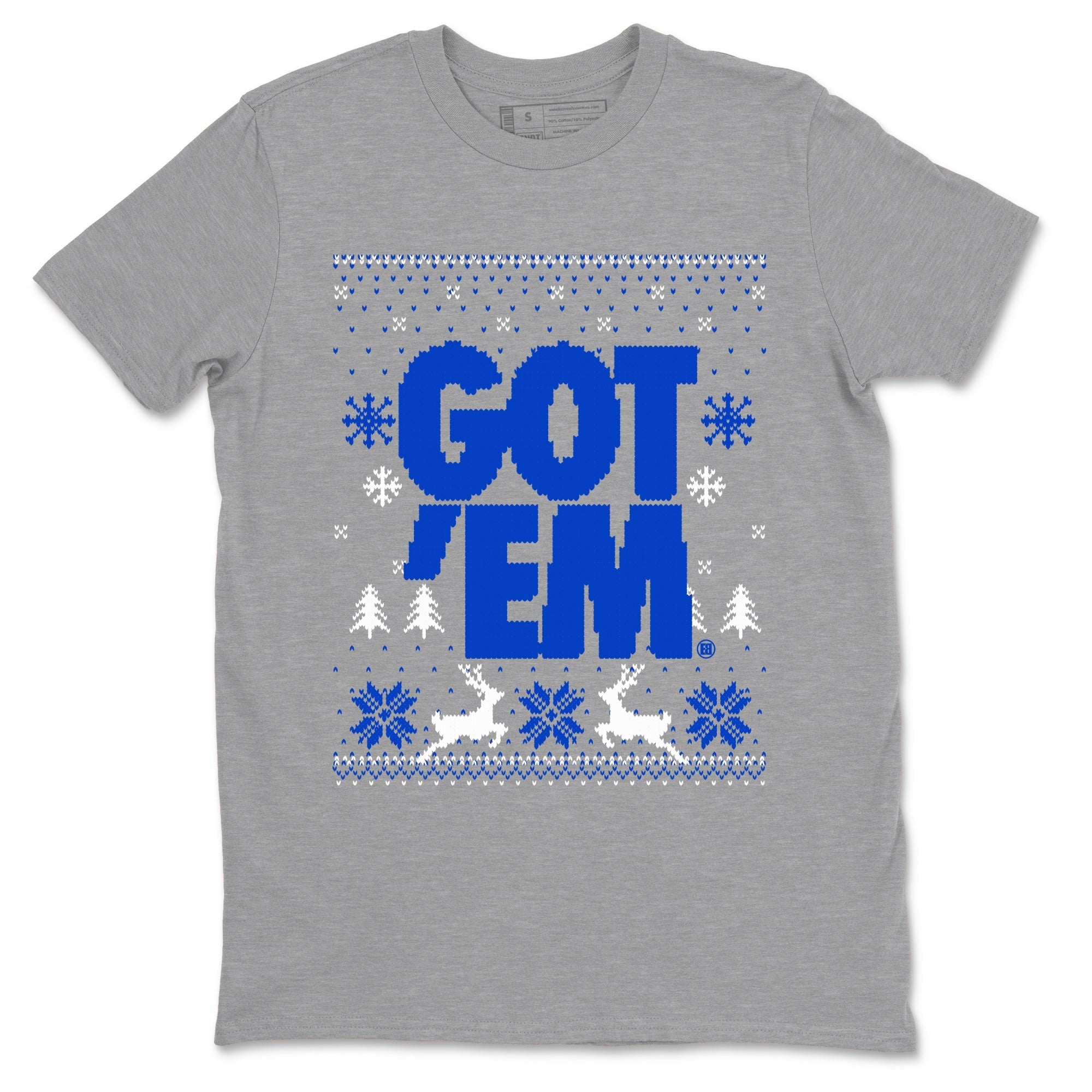 Got Em Ugly Sweater snkmatch Tees - Air Jordan 12 Blueberry