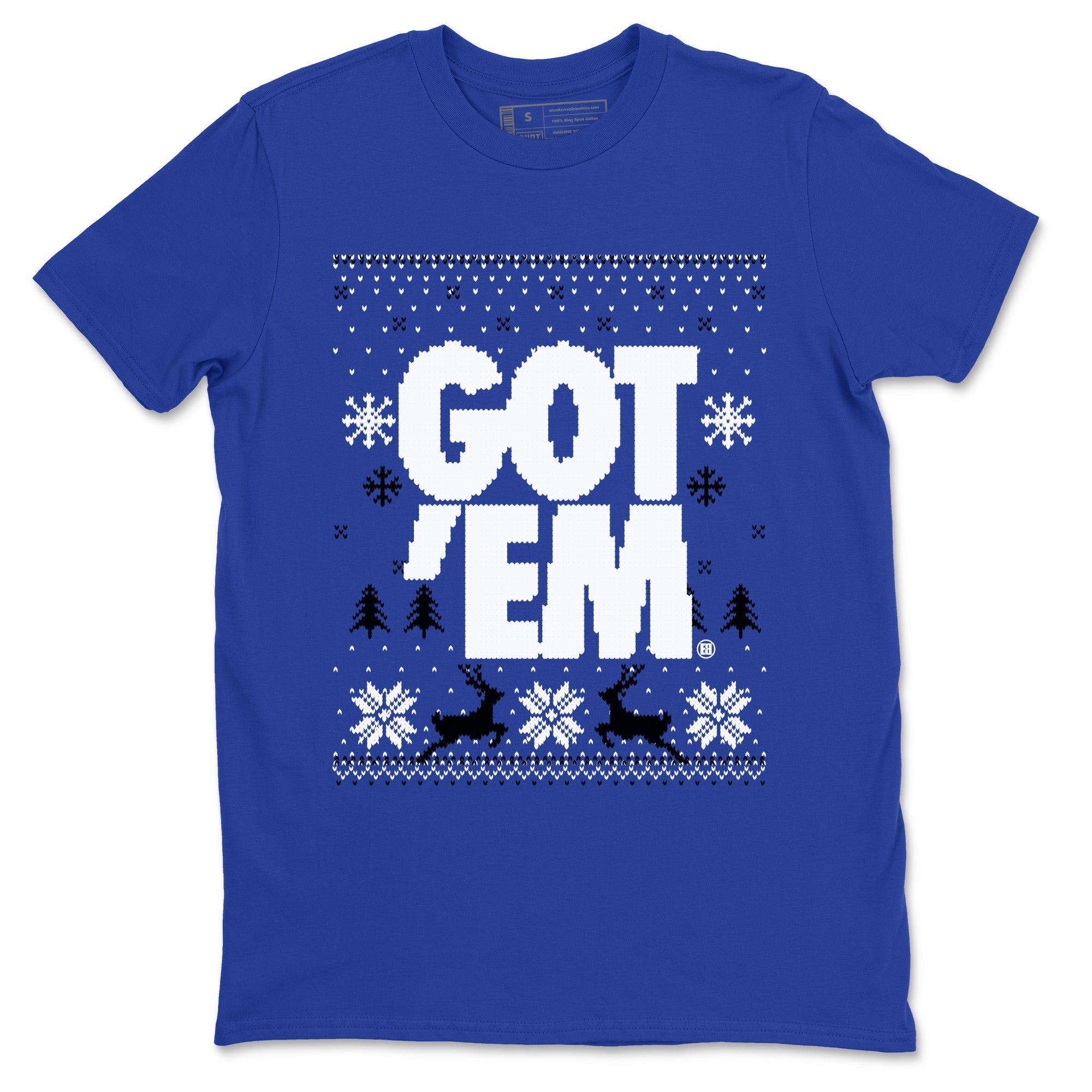 Got Em Ugly Sweater snkmatch Tees - Air Jordan 12 Blueberry