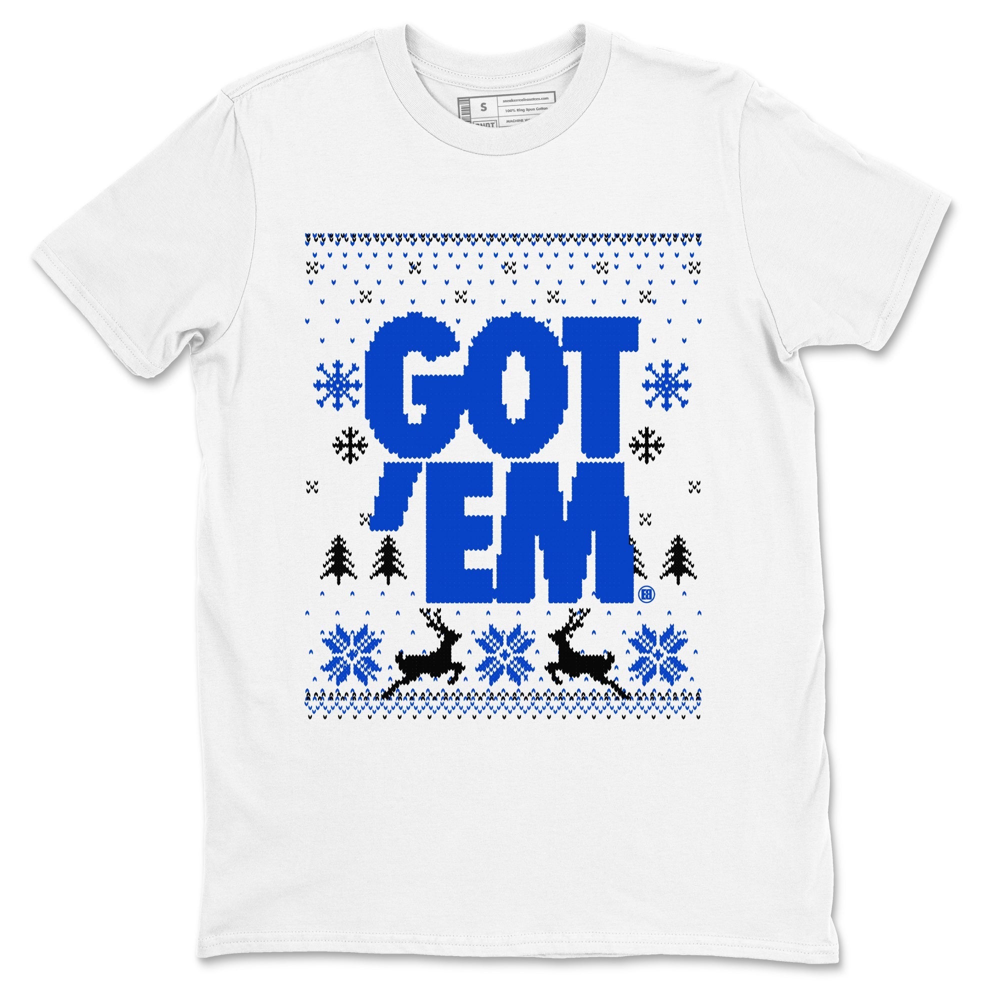 Got Em Ugly Sweater snkmatch Tees - Air Jordan 12 Blueberry