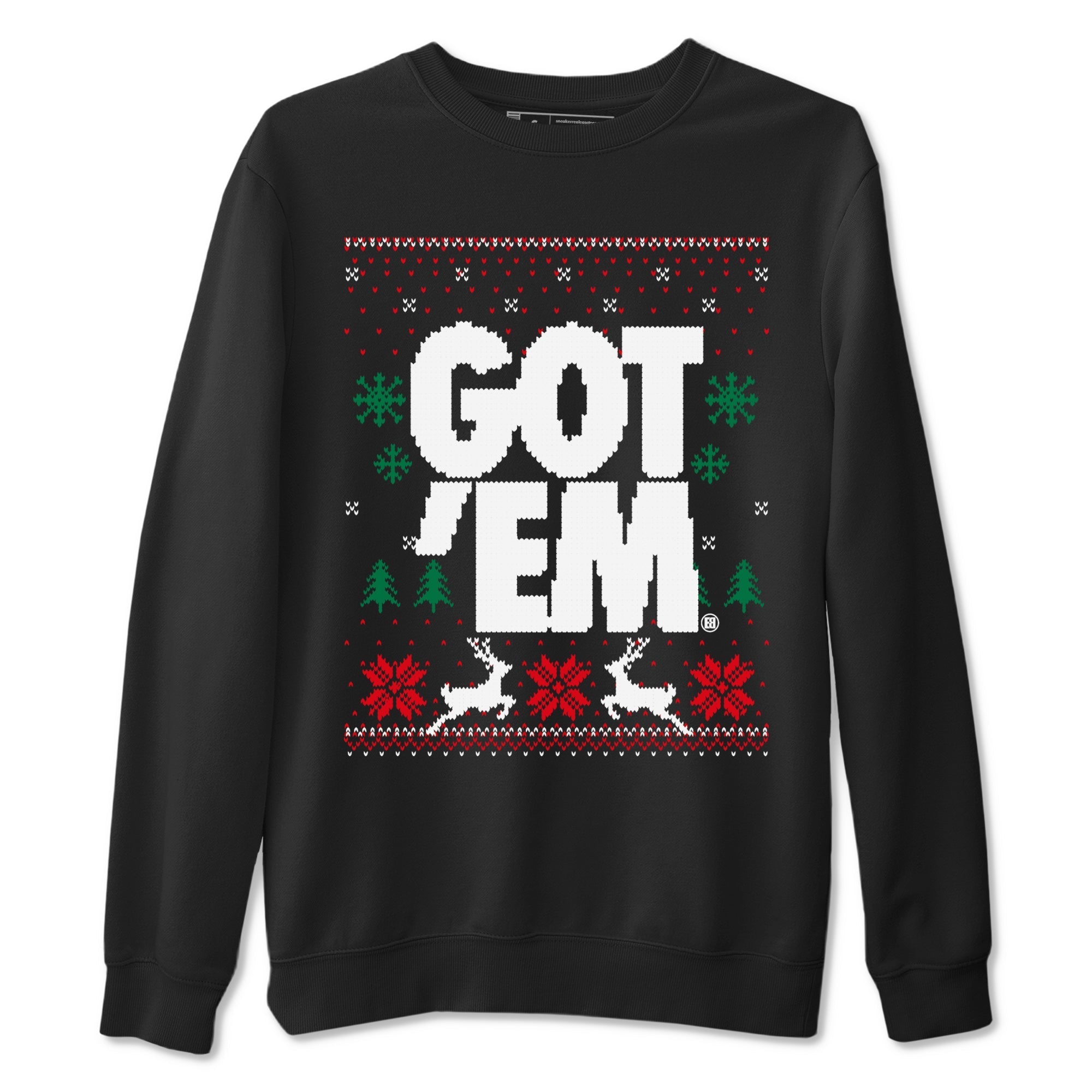 Got Em Ugly Sweater snkmatch Tees - Air Jordan 2 Christmas