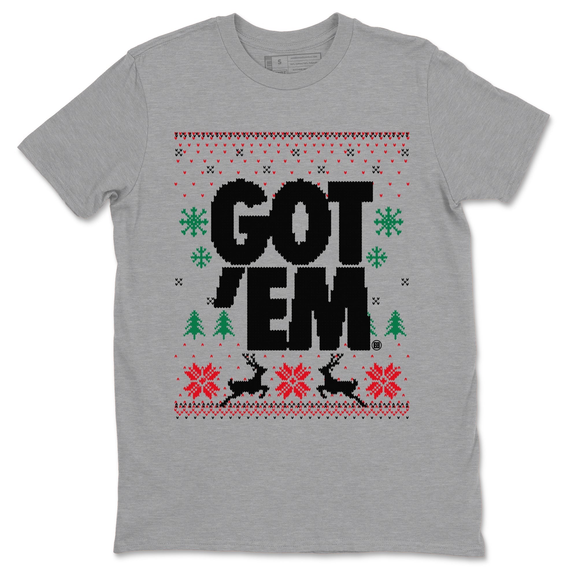 Got Em Ugly Sweater snkmatch Tees - Air Jordan 2 Christmas