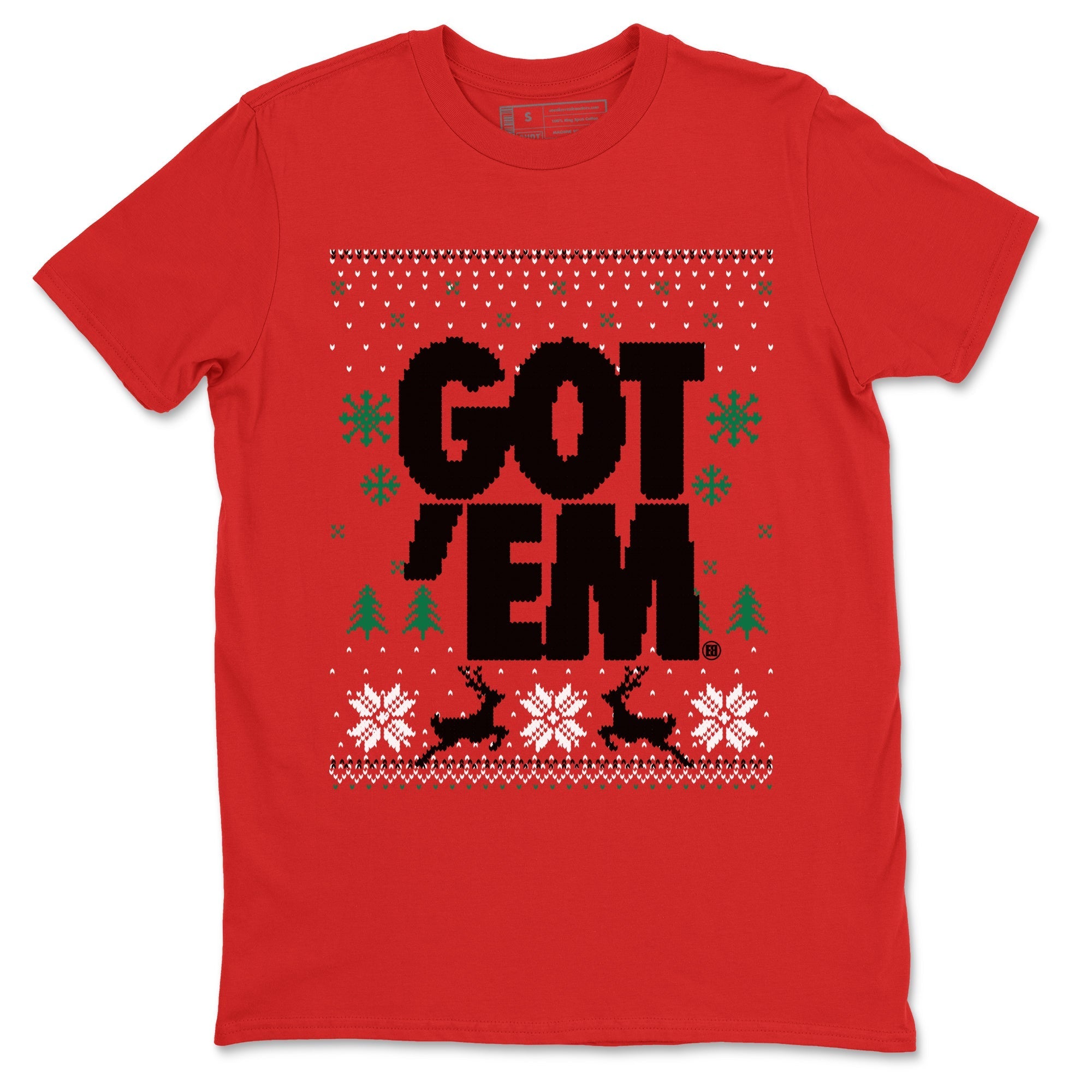 Got Em Ugly Sweater snkmatch Tees - Air Jordan 2 Christmas